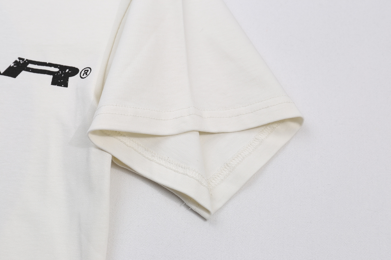 New Hellstar Star 25s Logo Base Cotton T-shirt in White, Sizes S-XL - 图片 7