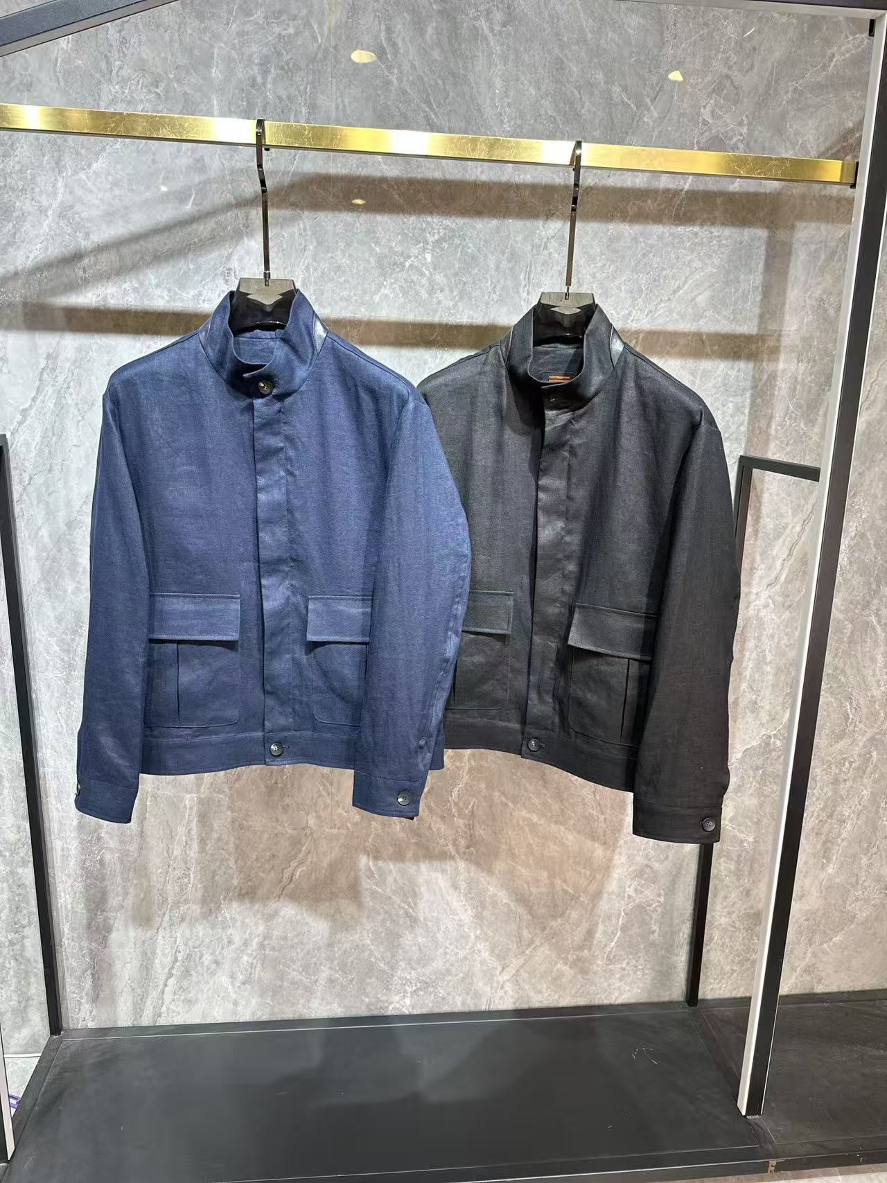 ZEGNA 代购级别牛货！2026春夏柜台同步系列 原版五金 100%亚麻 光泽感强，细节用料都非常考究