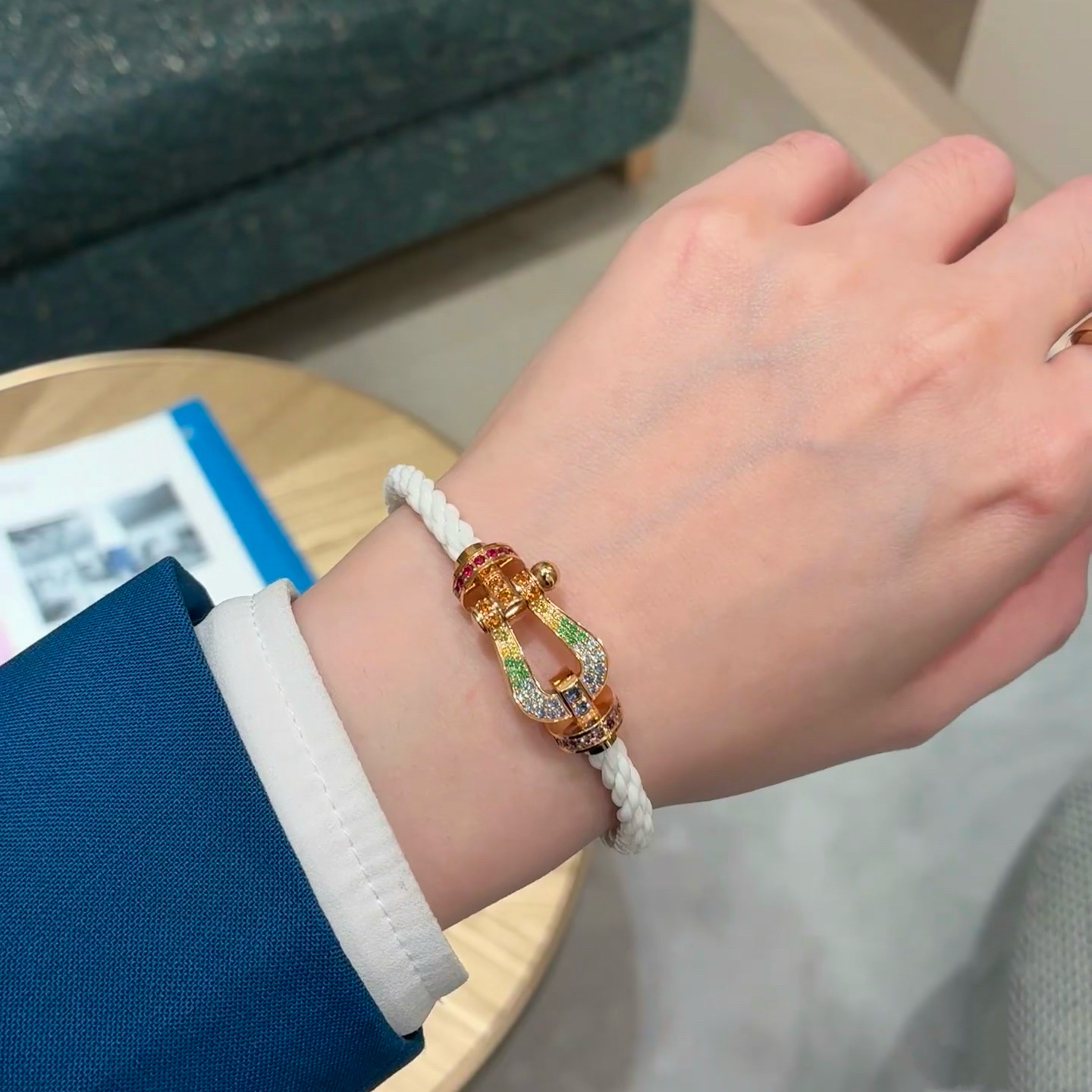 爱马仕 Hermès 传世高定珠宝耳环项链戒指首饰 #6EED143A 4