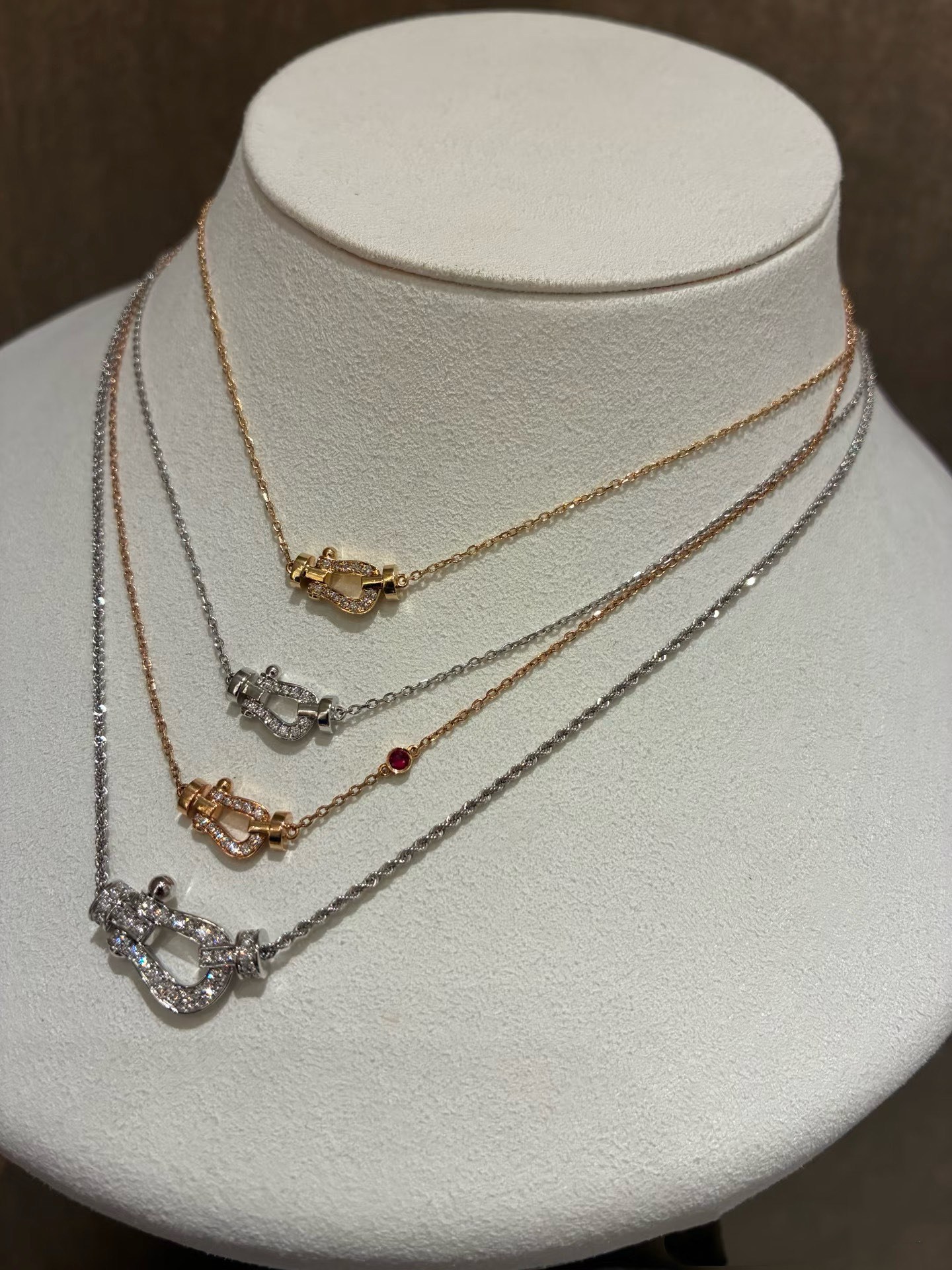 爱马仕 Hermès 传世高定珠宝耳环项链戒指首饰 #6EED143A 2