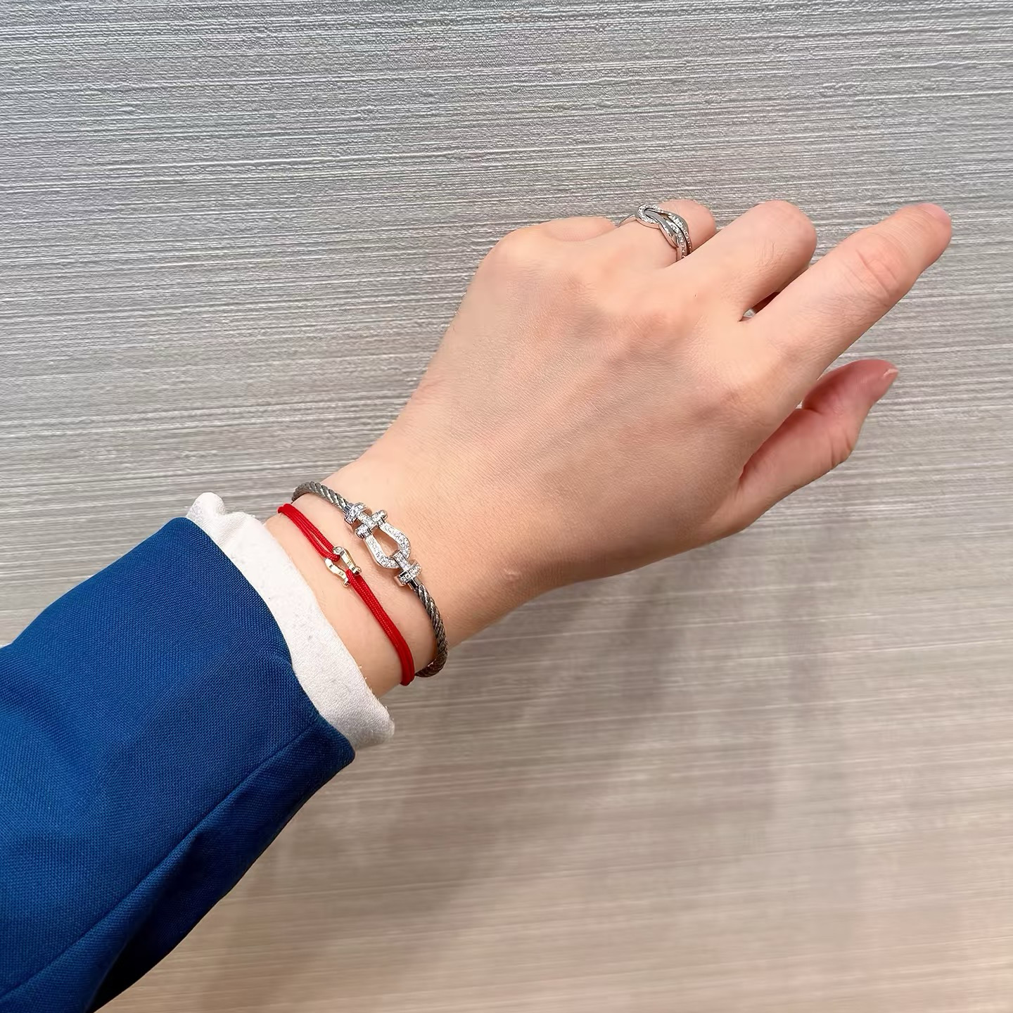 爱马仕 Hermès 传世高定珠宝耳环项链戒指首饰 #72B2ED7E 4