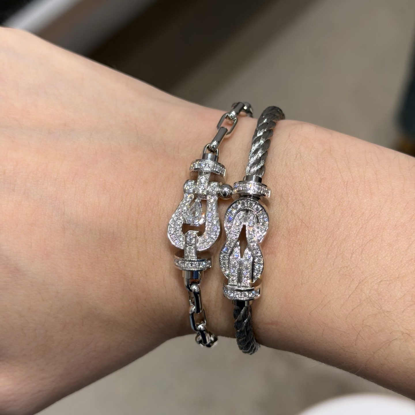 爱马仕 Hermès 传世高定珠宝耳环项链戒指首饰 #A81122CB 9