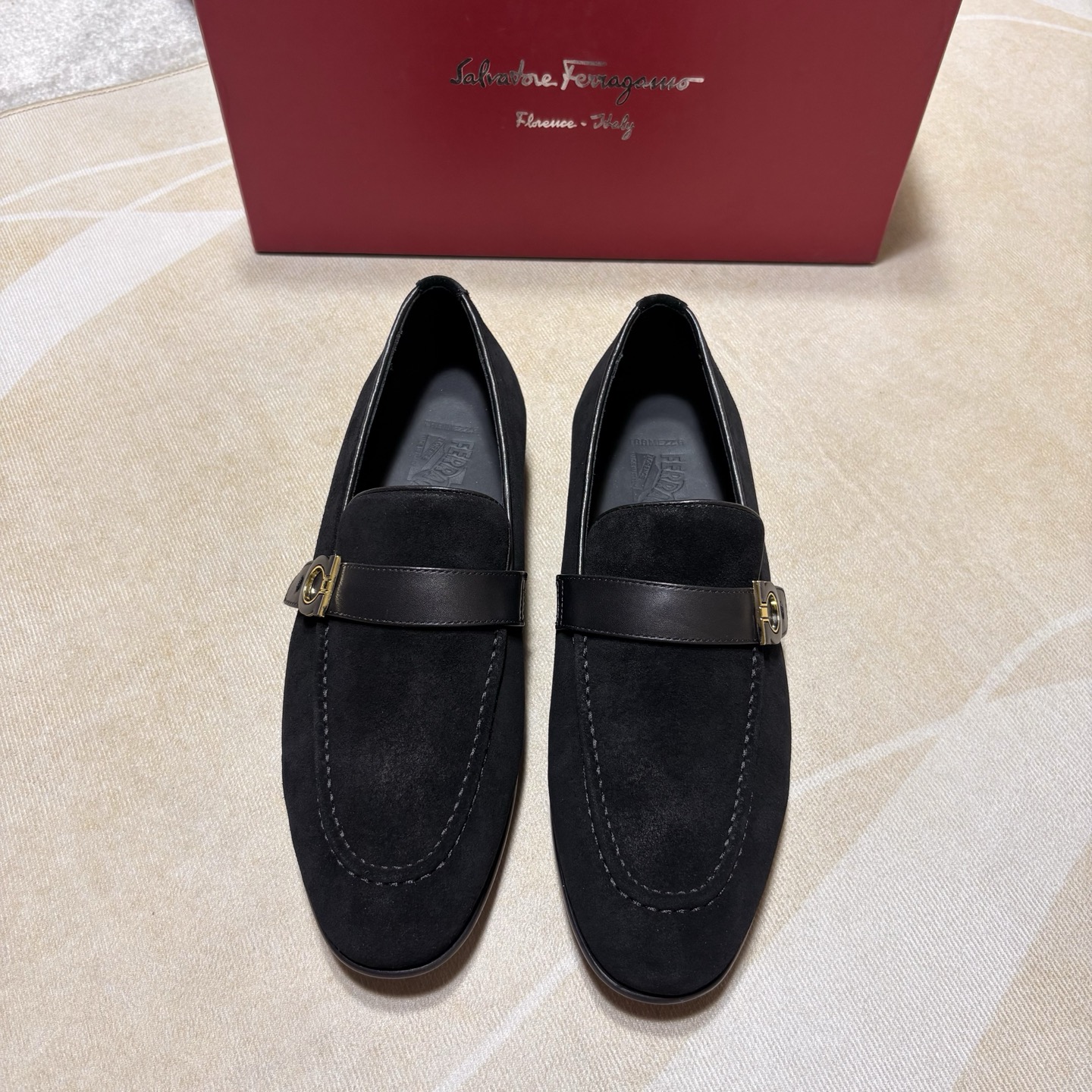 Мокасины Salvatore Ferragamo мужские черные