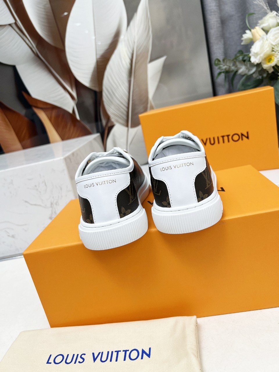 Louis Vuitton Women's Brown Monogram Canvas Sneaker, Comfortable & Stylish 8 a1742540812713 7146