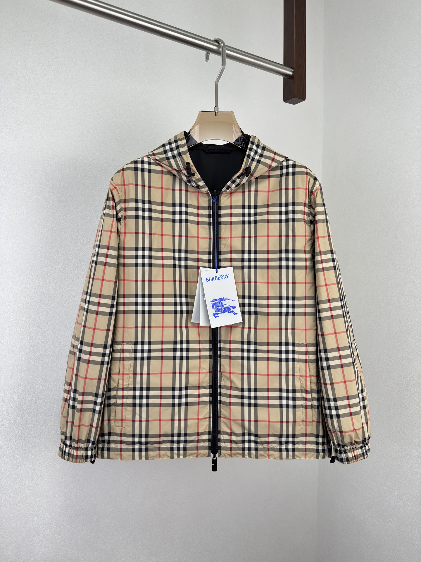 NO:519386,Classic checked double-wearing thin cotton jacket, jackets & coats,alexander wang19860909经典格纹 双穿薄棉夹克,,jackets & coats,alexander wang,Men's clothing