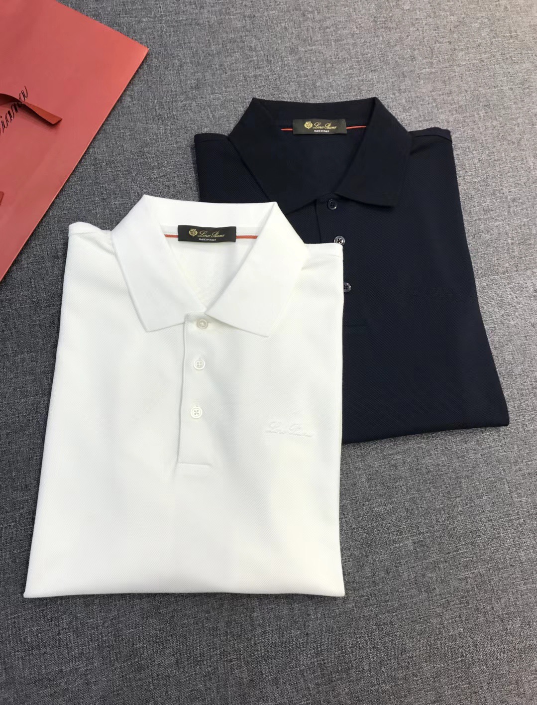 Loro Piana男士高端商务休闲珠地棉翻领POLO衫，贸易公司渠道臻品，系出名门，纯正血统品质，意大