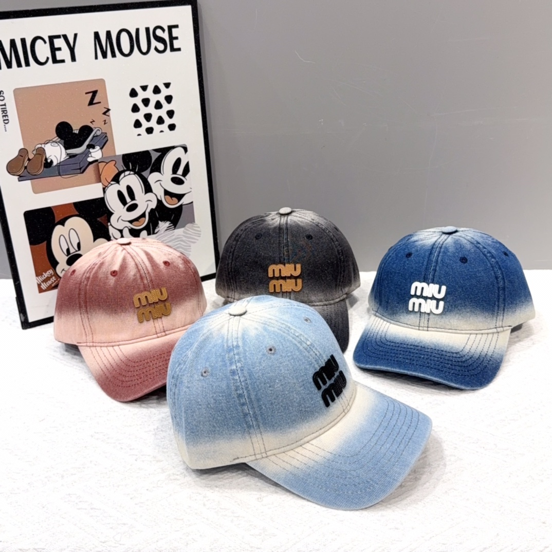  谬谬miumiu 原单春夏新款棒球帽，正品开模订制，原版做工细致质量超赞！
