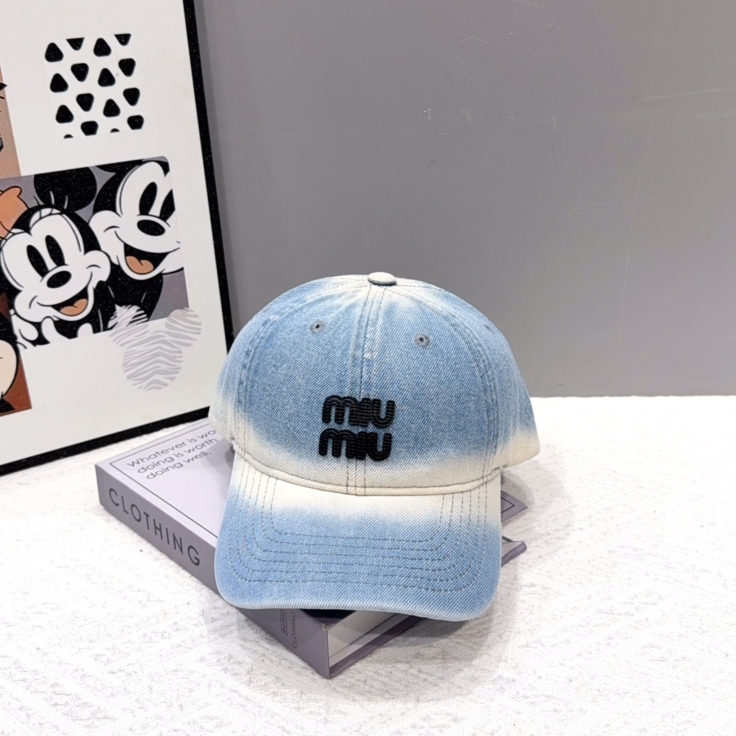  谬谬miumiu 原单春夏新款棒球帽，正品开模订制，原版做工细致质量超赞！