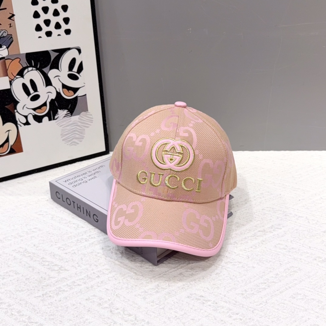  古奇棒球帽♥️GUCCI🧢官网新品，棒球帽，原单品质火爆来袭 。🎩 工艺非常精美 高档大气上档次！低调