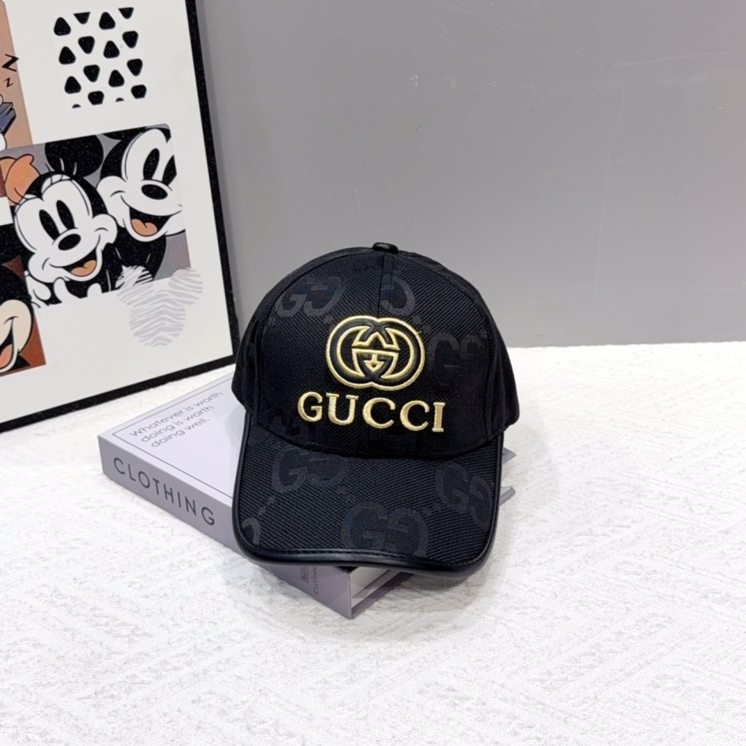  古奇棒球帽♥️GUCCI🧢官网新品，棒球帽，原单品质火爆来袭 。🎩 工艺非常精美 高档大气上档次！低调