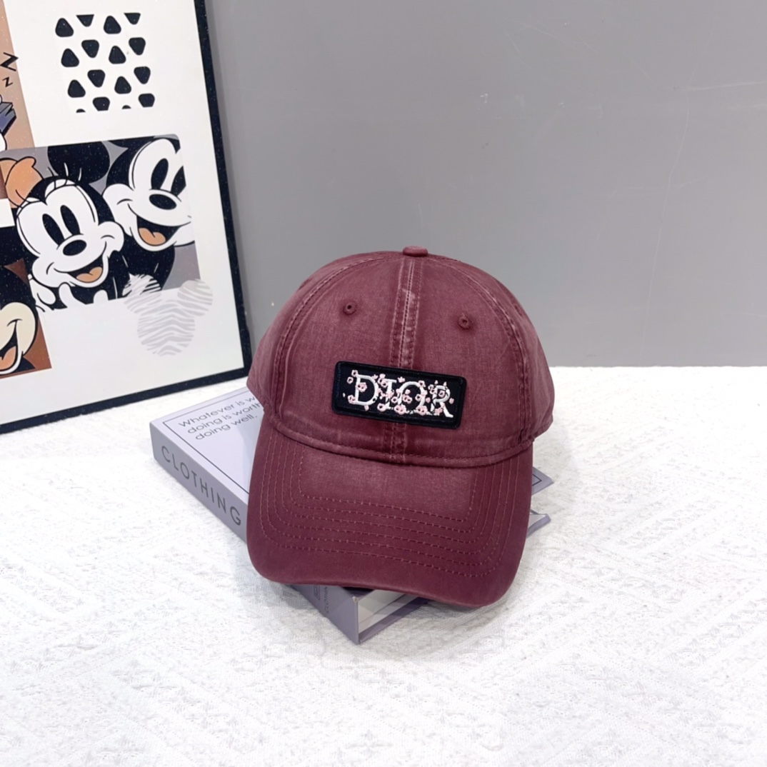 【DIOR迪奥】新款走量简约棒球帽🧢，新款出货，大牌款超好搭配，赶紧入手！