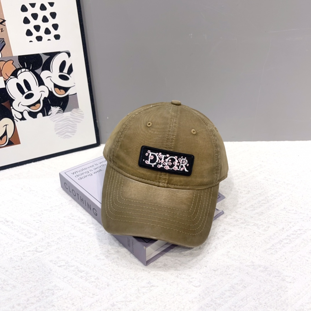 【DIOR迪奥】新款走量简约棒球帽🧢，新款出货，大牌款超好搭配，赶紧入手！