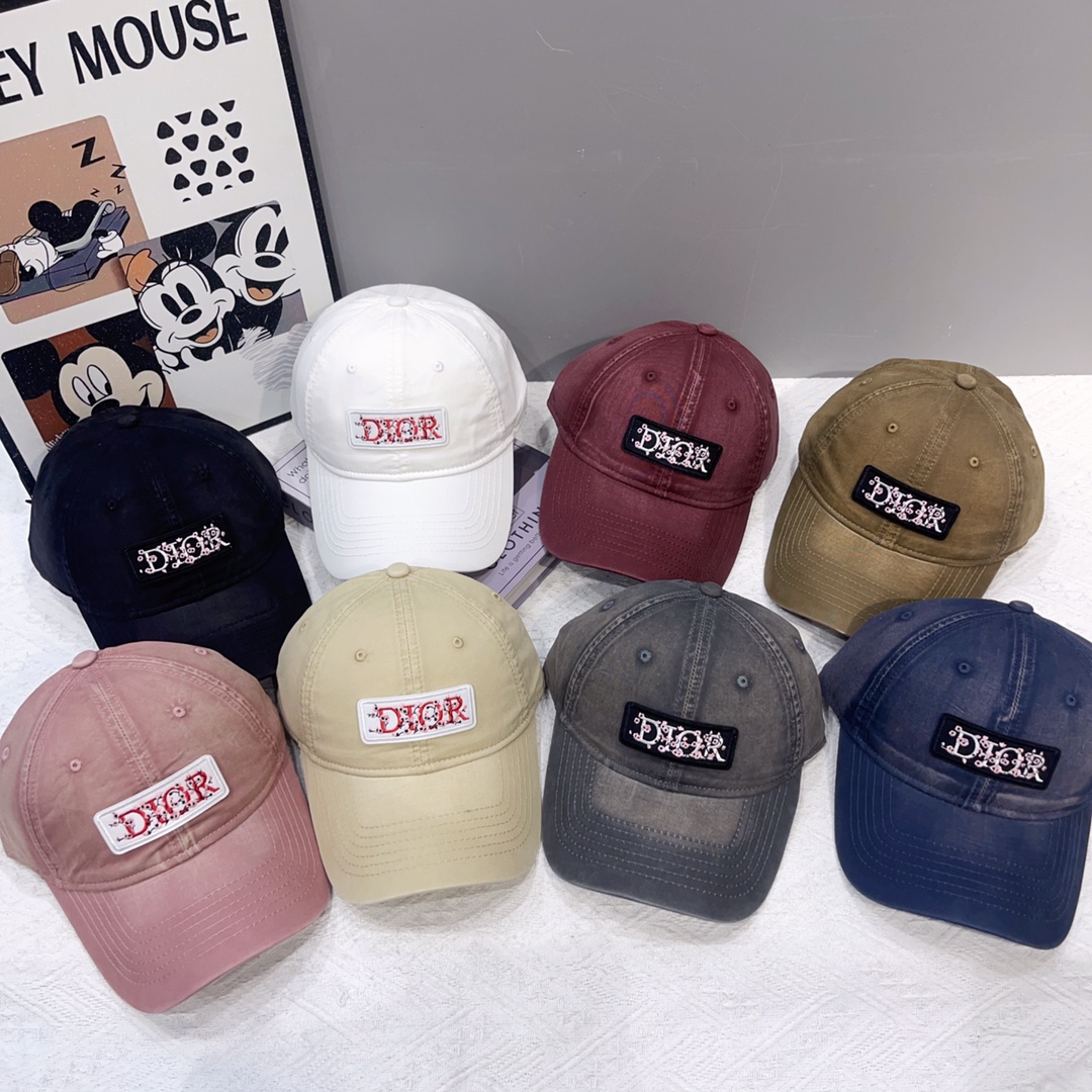 【DIOR迪奥】新款走量简约棒球帽🧢，新款出货，大牌款超好搭配，赶紧入手！