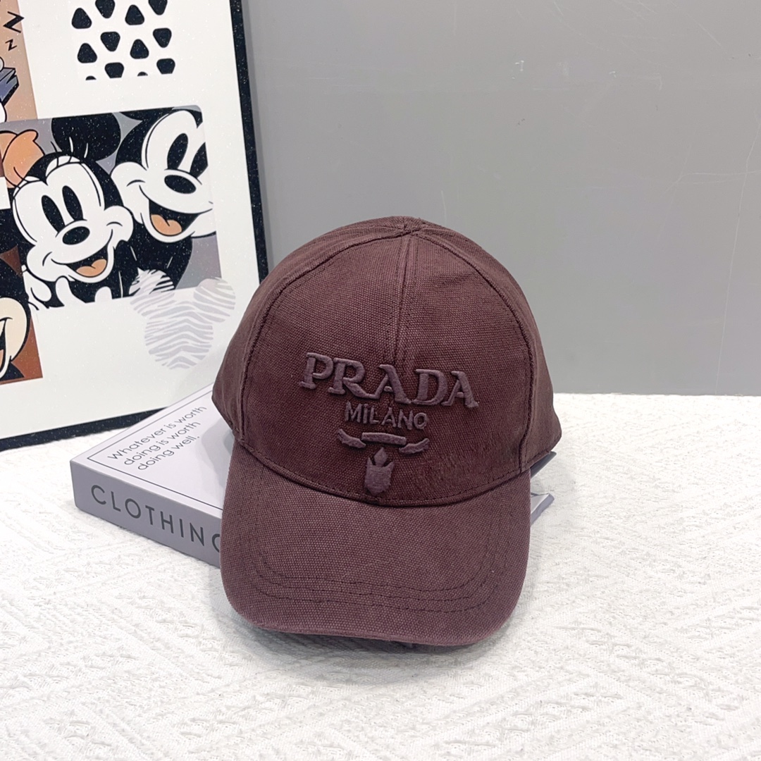 🎀Prada普拉达棒球帽🧢