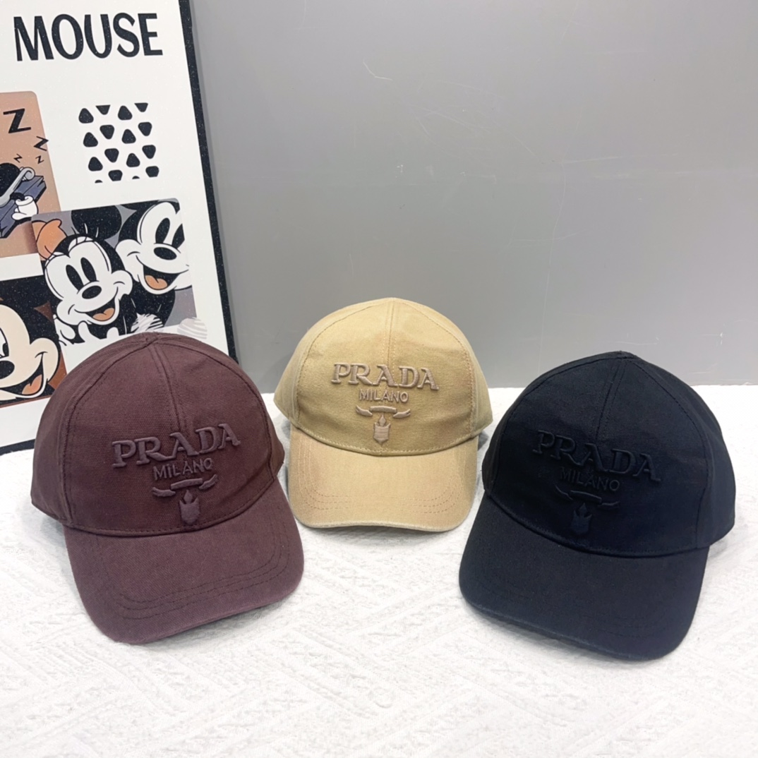 🎀Prada普拉达棒球帽🧢
