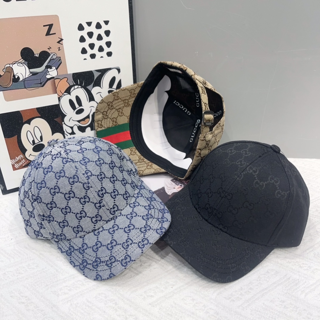  古奇棒球帽♥️GUCCI🧢官网新品，棒球帽，原单品质火爆来袭 。🎩 工艺非常精美 高档大气上档次！低调