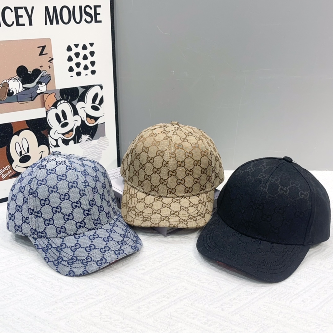  古奇棒球帽♥️GUCCI🧢官网新品，棒球帽，原单品质火爆来袭 。🎩 工艺非常精美 高档大气上档次！低调
