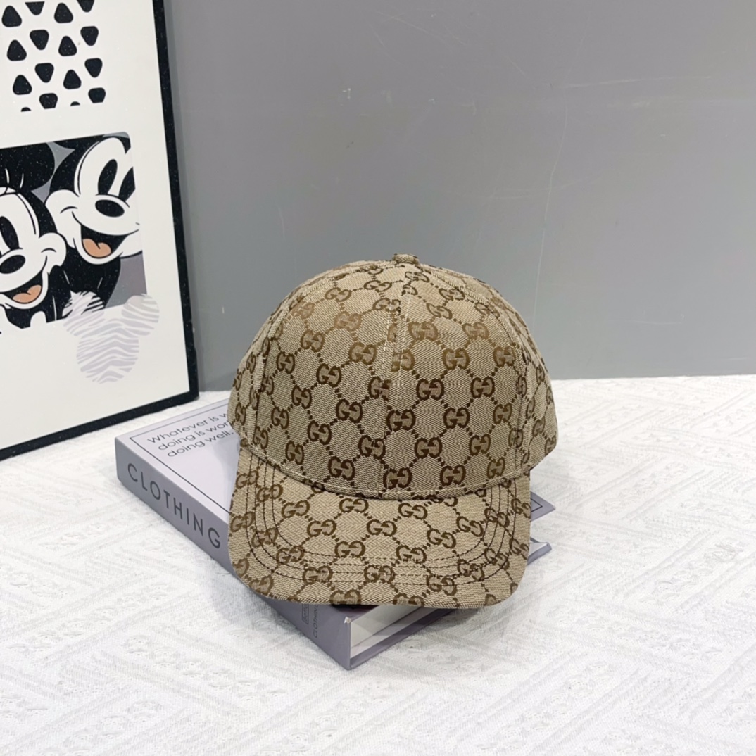 古奇棒球帽♥️GUCCI🧢官网新品，棒球帽，原单品质火爆来袭 。🎩 工艺非常精美 高档大气上档次！低调