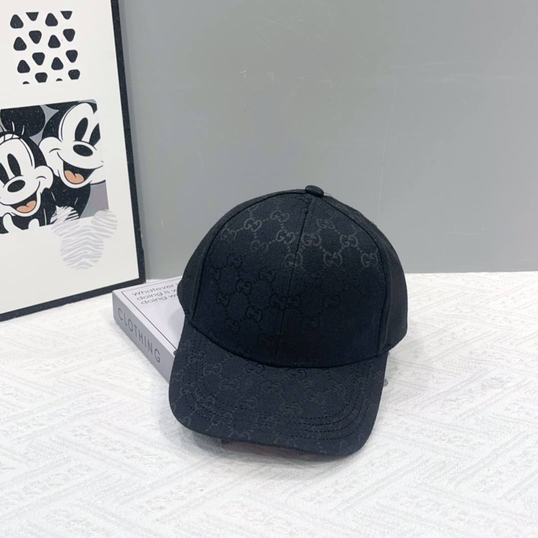  古奇棒球帽♥️GUCCI🧢官网新品，棒球帽，原单品质火爆来袭 。🎩 工艺非常精美 高档大气上档次！低调