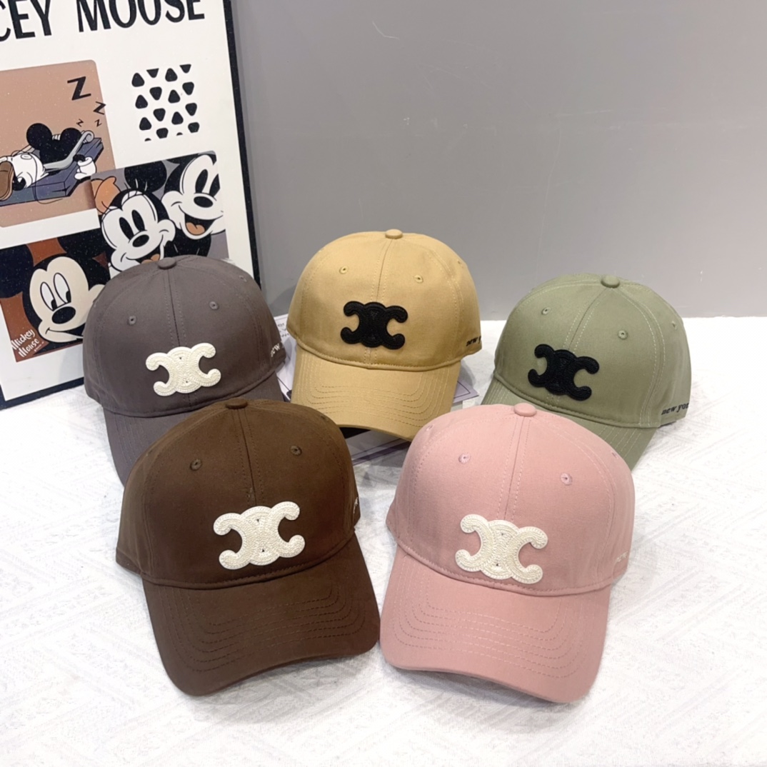 【CELINE赛琳】新款经典休闲潮流款 棒球帽🧢日韩风格，随便搭配都超好看！出门旅游，绝对要入手的一款