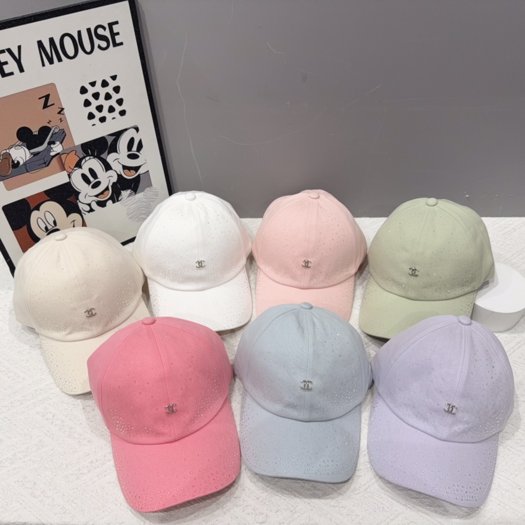 🎀Chanel香奈儿棒球帽🧢高品质水钻