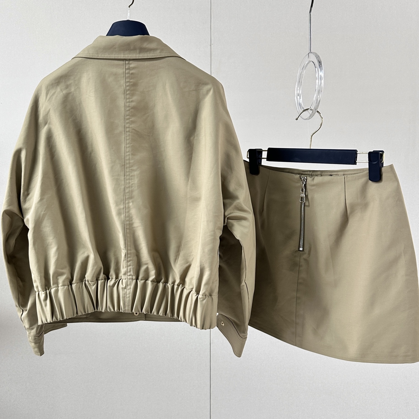 Louis Vuitton Khaki Lapel Two Piece Set