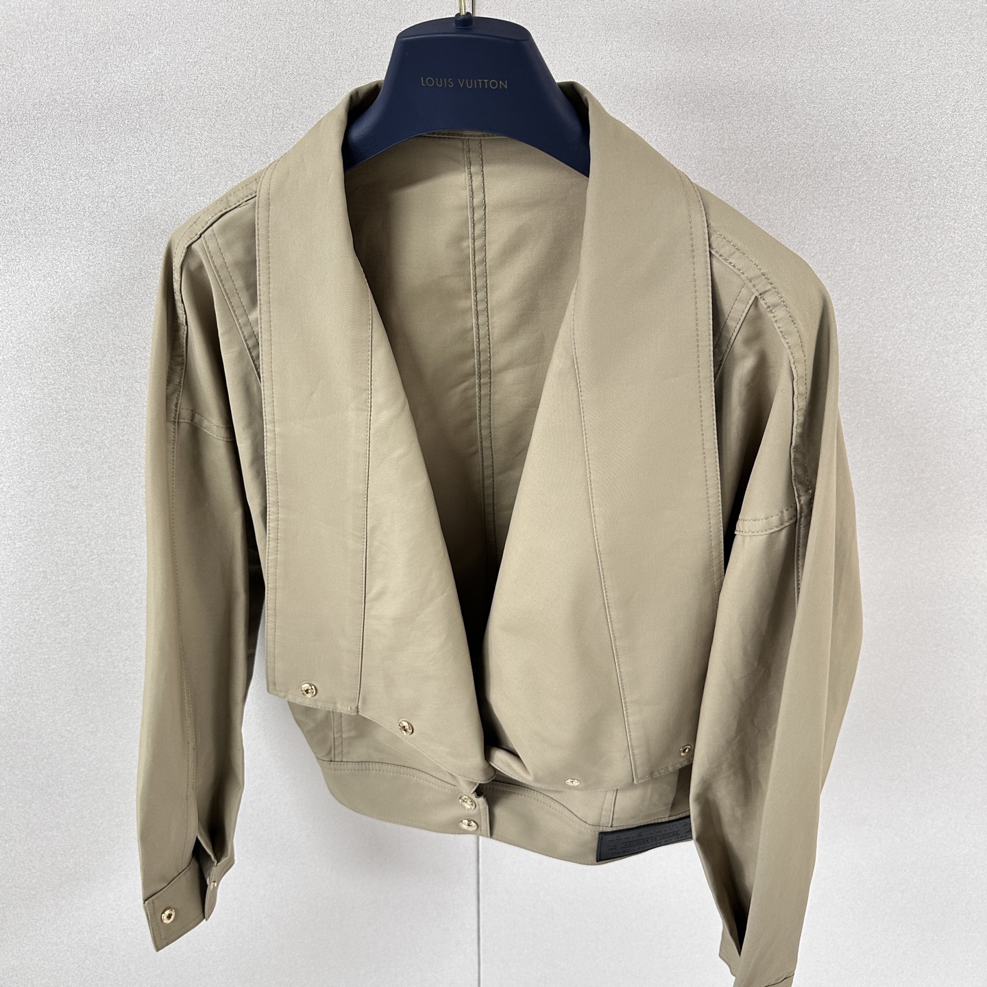 Louis Vuitton Khaki Lapel Two Piece Set