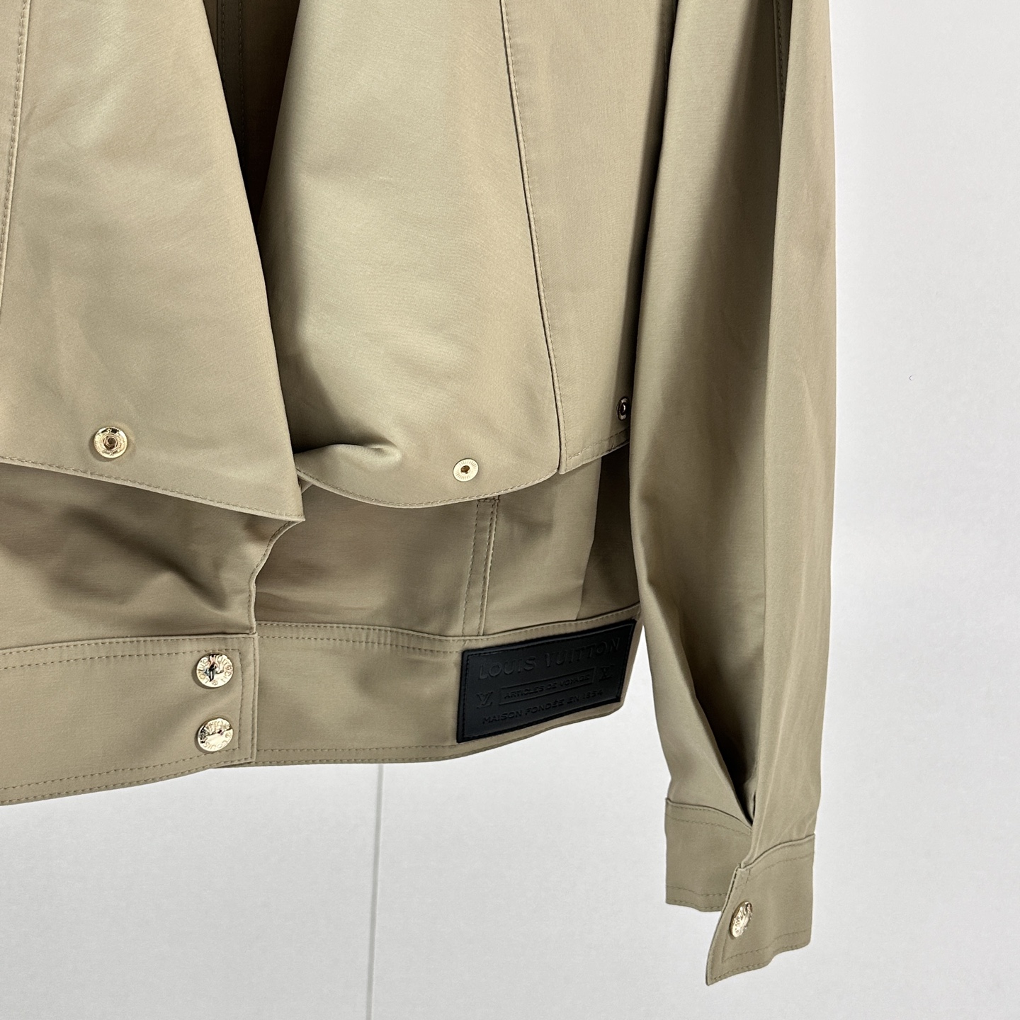 Louis Vuitton Khaki Lapel Two Piece Set