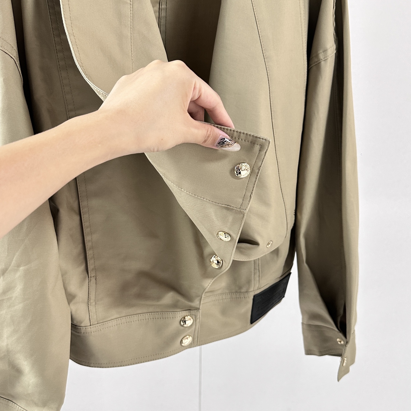 Louis Vuitton Khaki Lapel Two Piece Set
