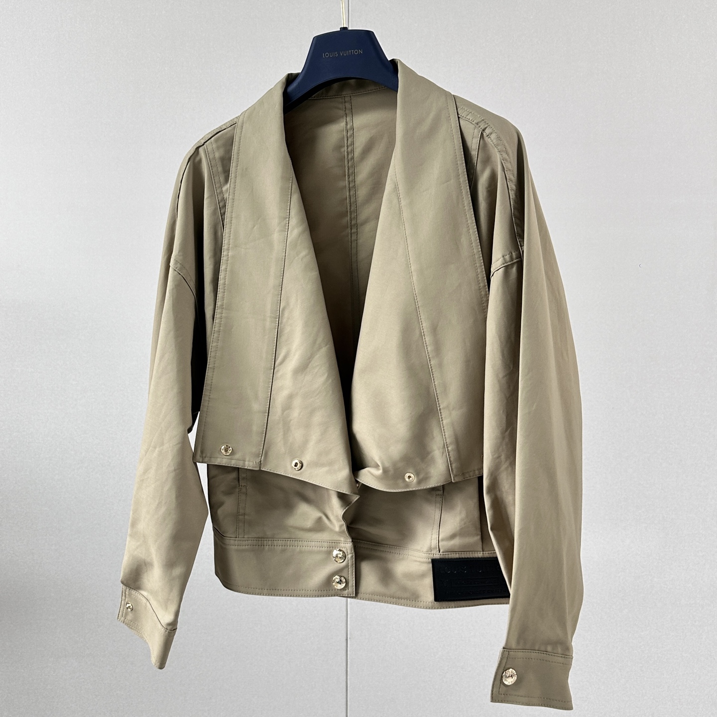 Louis Vuitton Khaki Lapel Two Piece Set