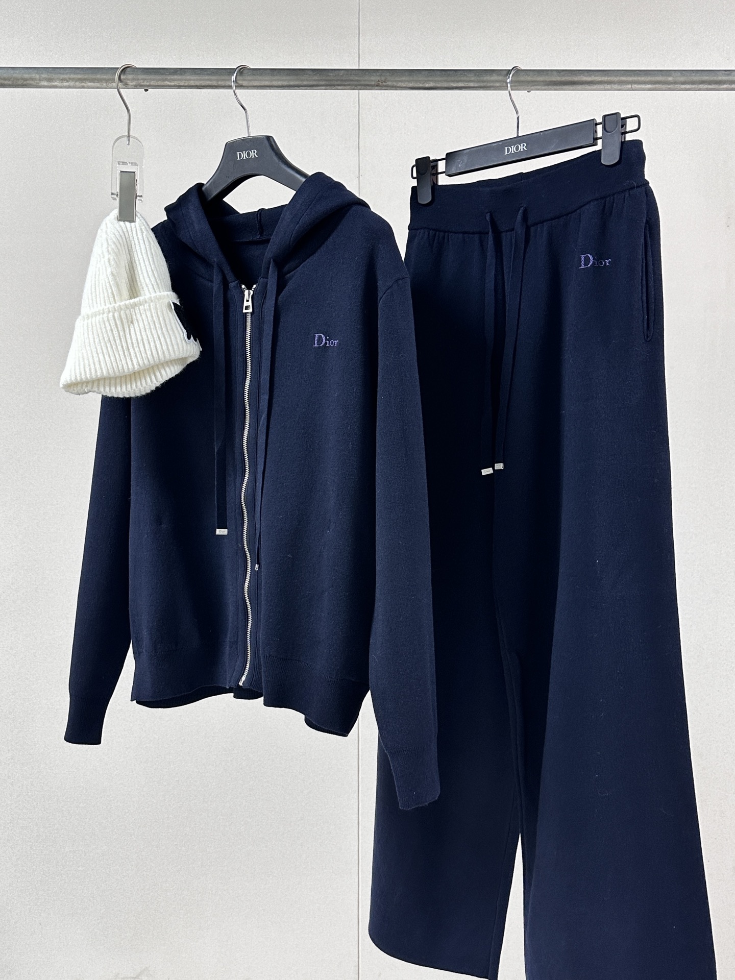 Navy Jacket and Pants Set