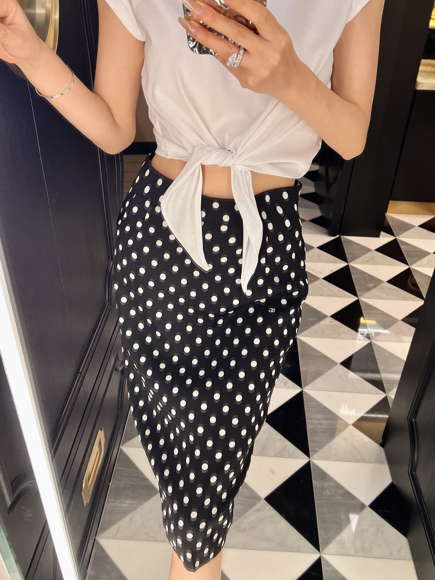 NO:336034,Silk polka dot skirt!  s11 m16 L10 XL4, skirts, real silk, alexander wang19860909真丝波点半裙！s11 m16 L10 XL4,,skirts,real silk,alexander wang,Women's clothing
