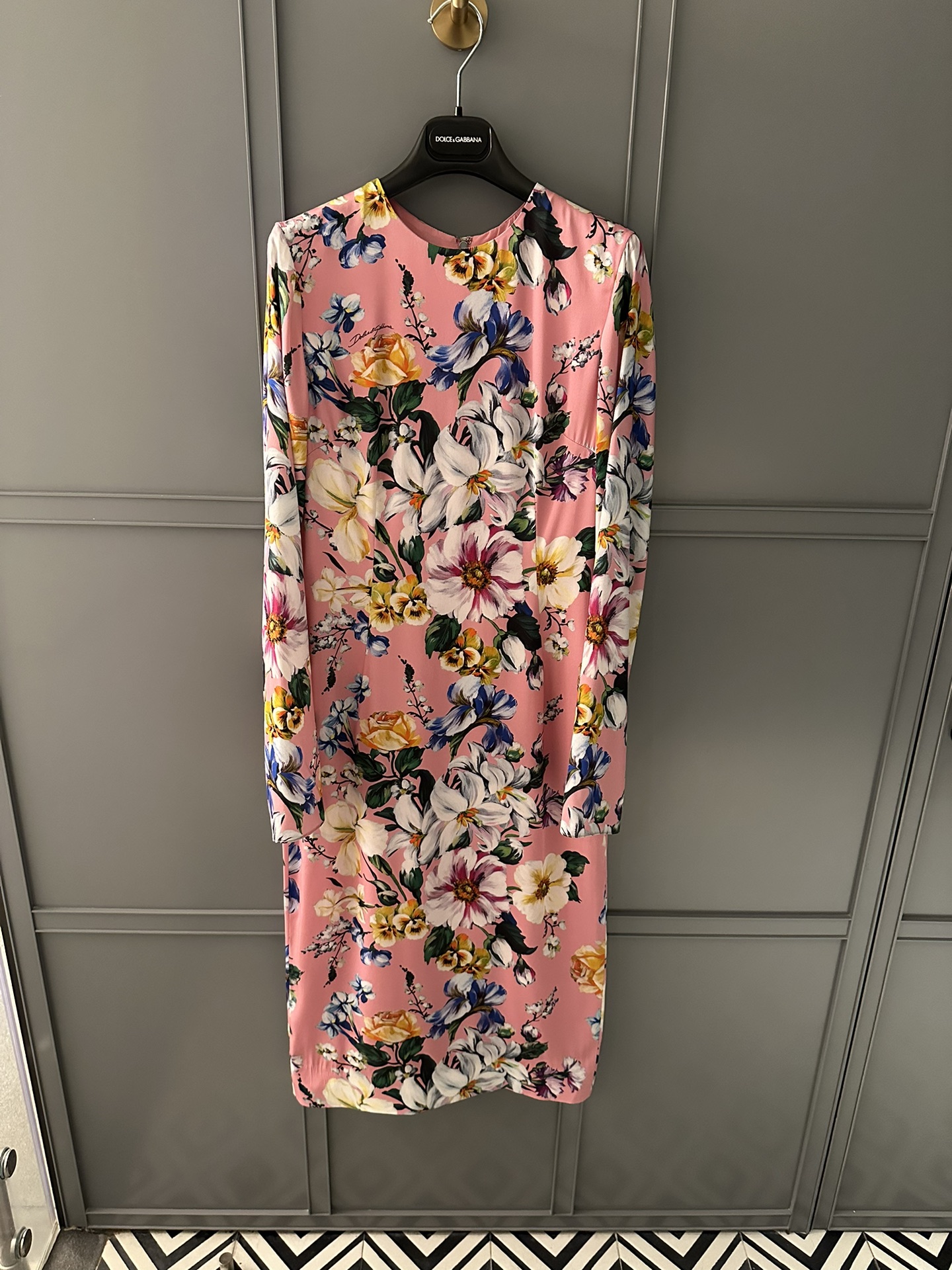 NO:298673,New spring and summer printed dresses!  Pink elegant spot 36-38-40-42,,skirts,alexander wang19860909春夏新品印花连衣裙！粉色优雅现货36-38-40-42,,skirts,alexander wang,Women's clothing