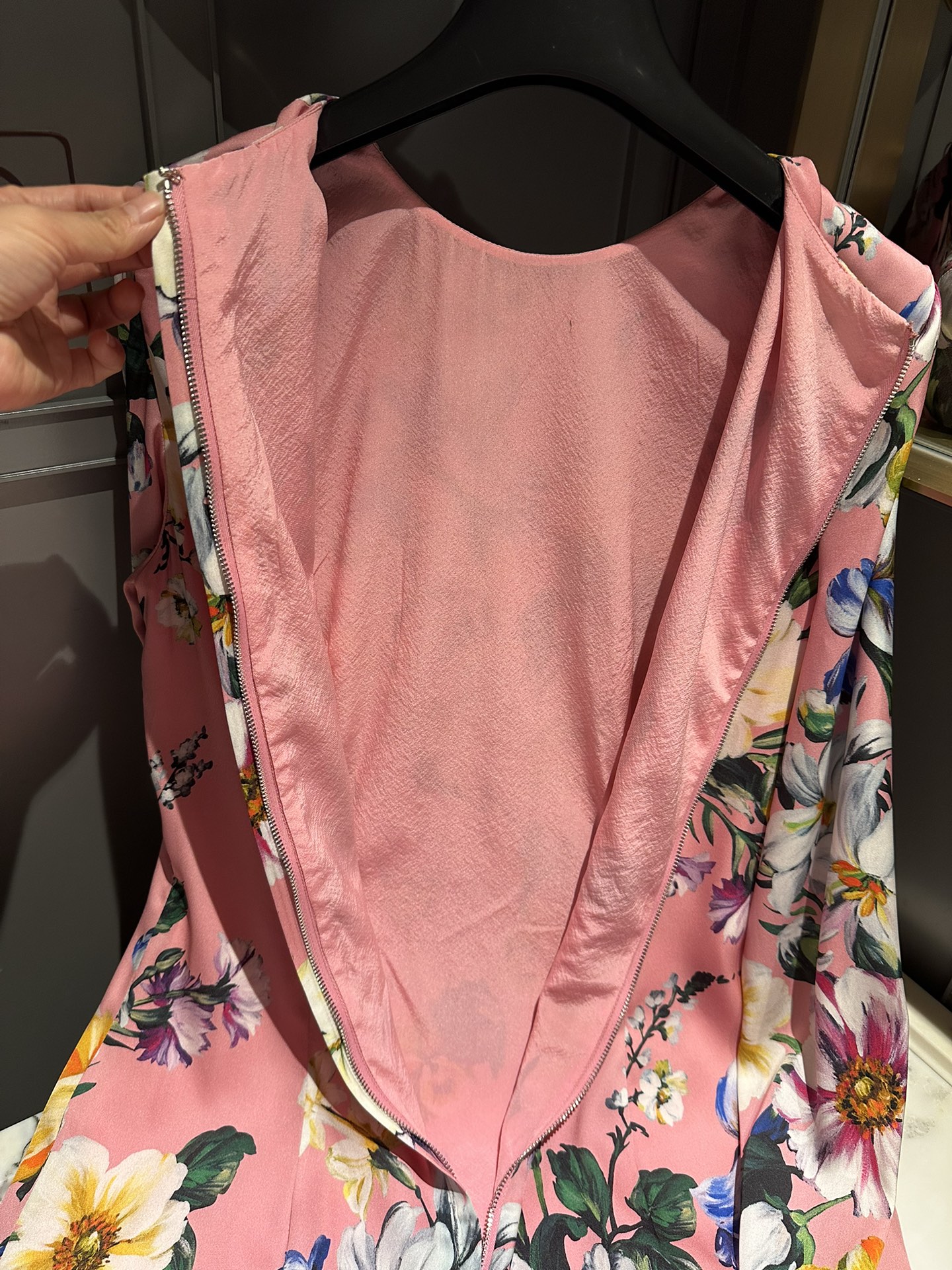 26春夏新品❤️印花连衣裙！粉色优雅现货36-38-40-42