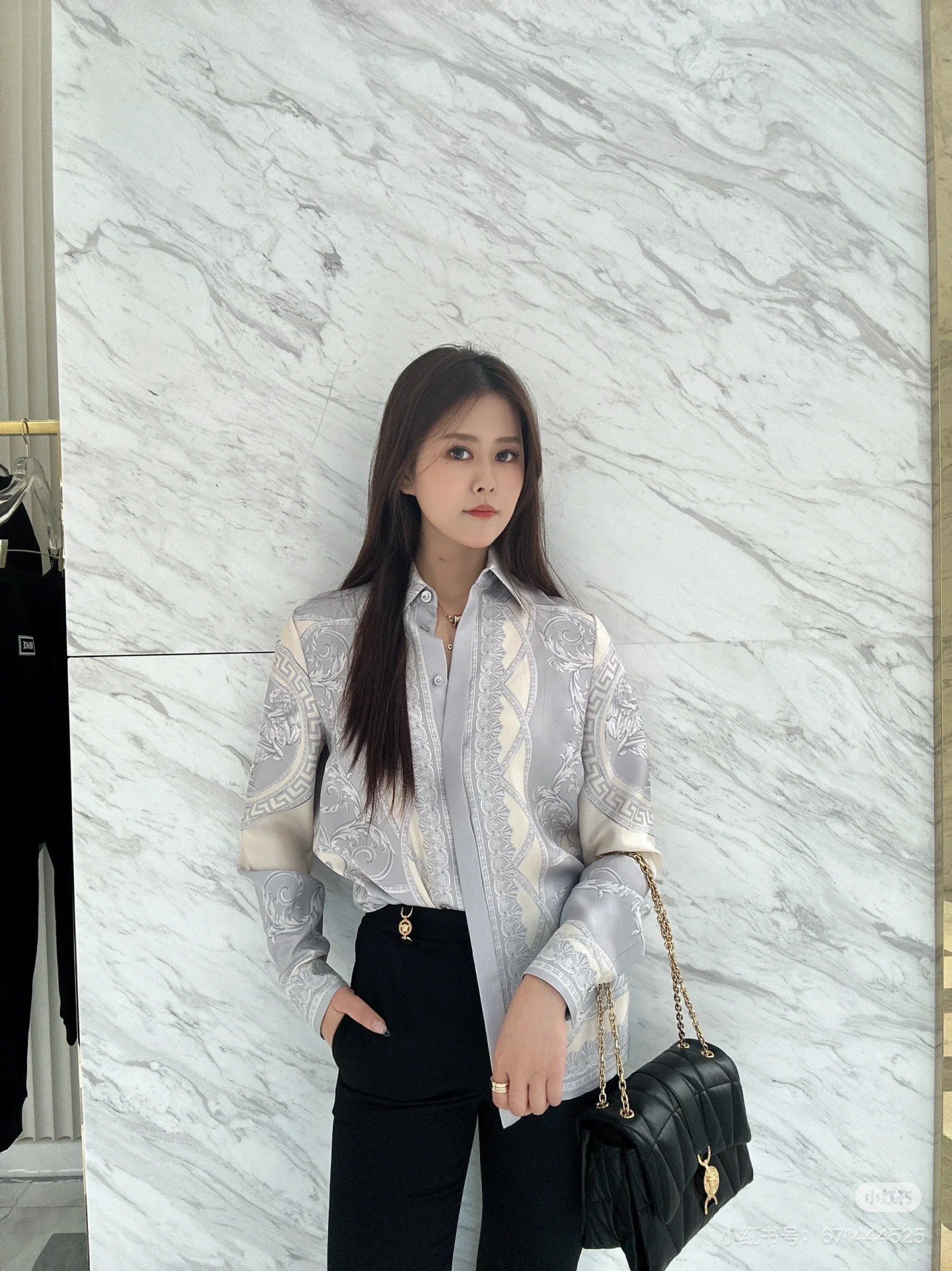 NO:316937,New silk positioning printed shirt in spring and summer 25!  Elegant and atmospheric!  Spot 36-38-40-4, real silk, alexander wang1986090925春夏新款真丝定位印花衬衣！优雅大气！现货36-38-40-4,,real silk,alexander wang,Women's clothing