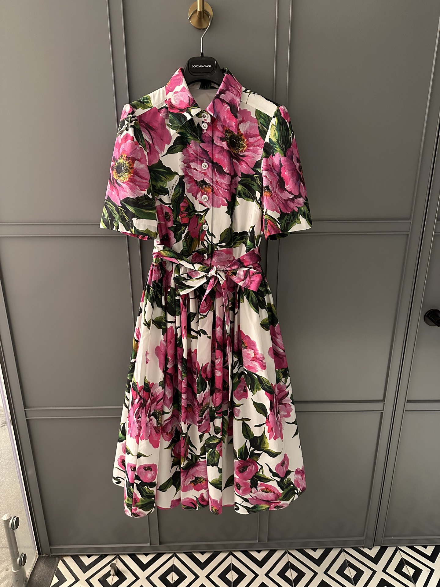 NO:324858,New spring and summer peony printed pure cotton sway dress!  Positioning and restoring print must-haves for vacation!  Spot 36-38-40-42,,skirts,alexander wang19860909春夏新款牡丹印花纯棉大摆连衣裙！定位还原印花度假必备款！现货36-38-40-42,,skirts,alexander wang,Women's clothing