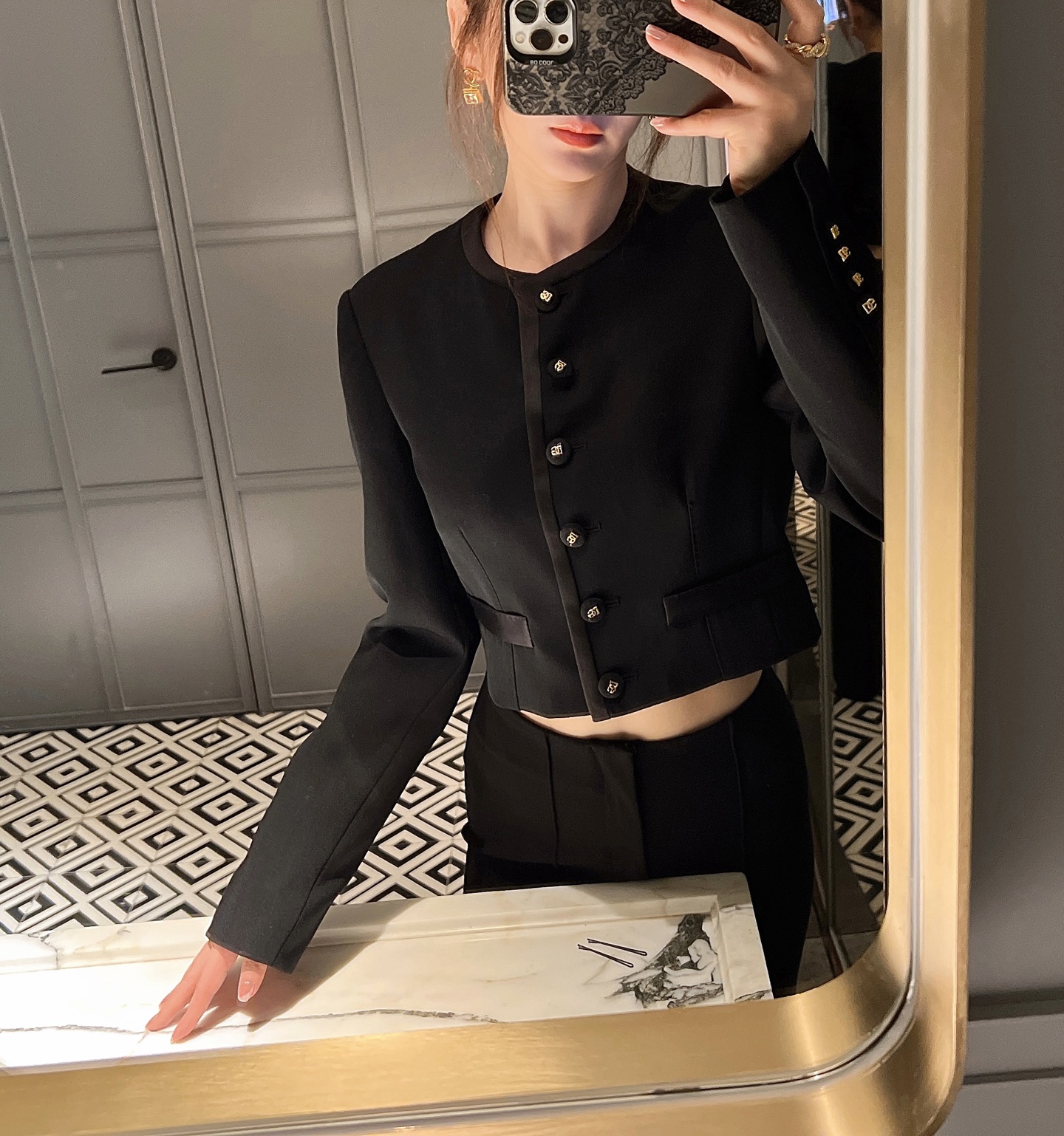 NO:314532,New spring and summer products with fine anti-wool fabric silk satin fabric lining slim fit style spot 36-38-40-42, real silk, alexander wang19860909春夏新品精防羊毛面料真丝缎面料内衬修身版型现货36-38-40-42,,real silk,alexander wang,Women's clothing