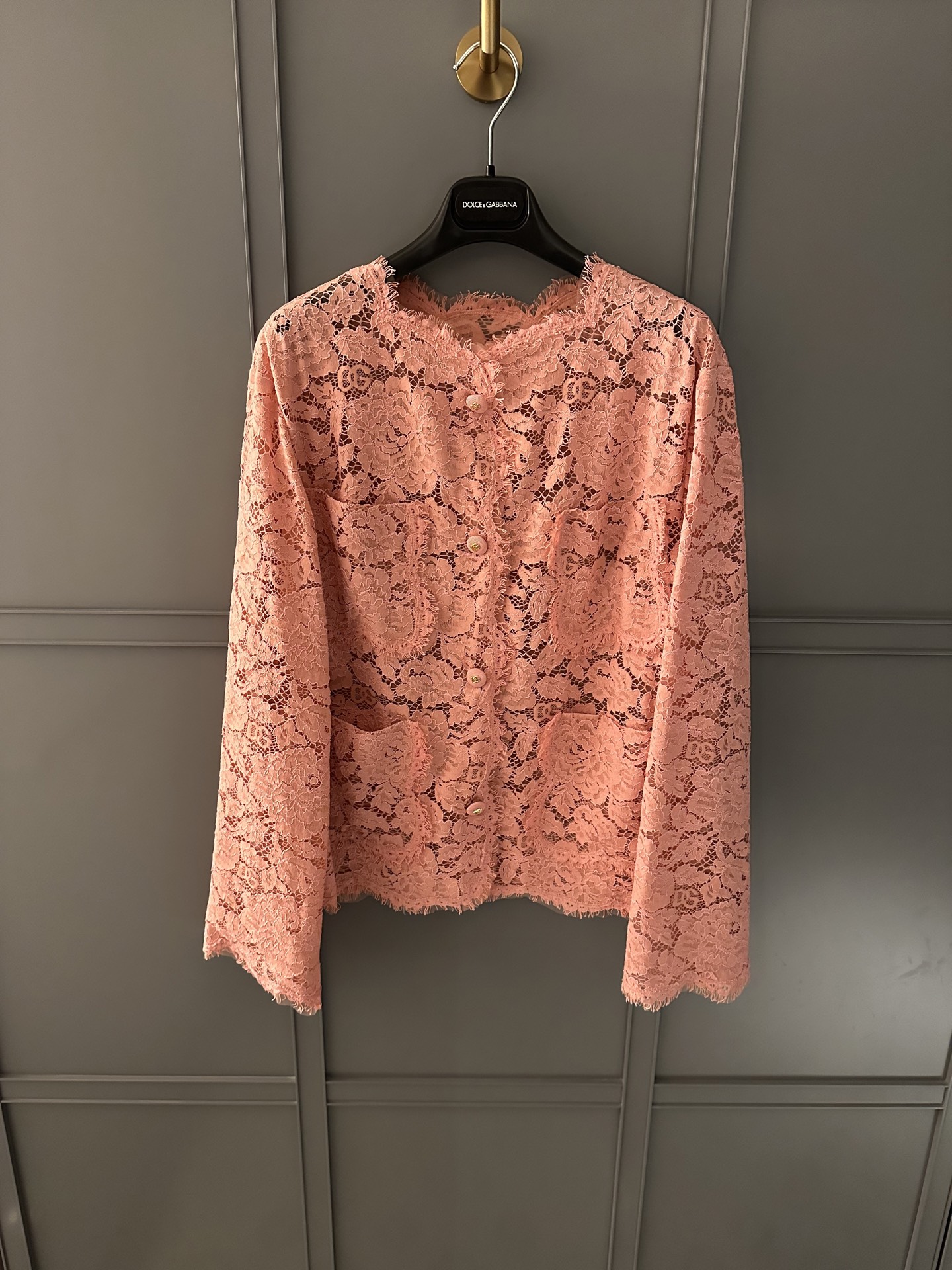 NO:312529,25 spring and summer new lace logo jacket fixed dye fabric spot 36-38-4,, jackets & coats,alexander wang1986090925春夏新品蕾丝logo外套定染面料现货36-38-4,,jackets & coats,alexander wang,Women's clothing