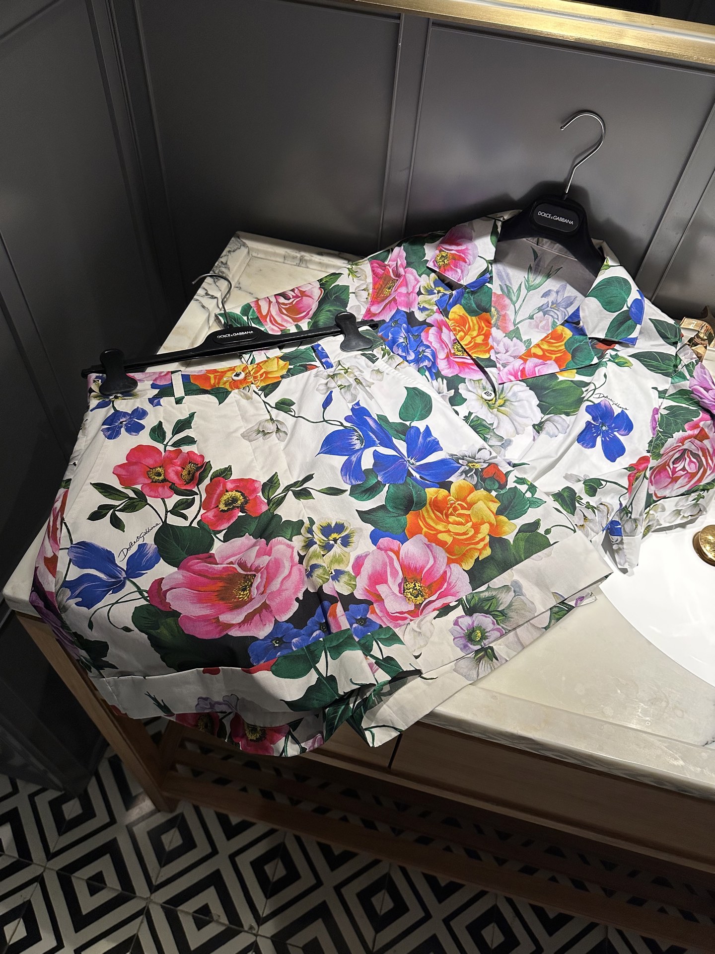 NO:328307,New spring and summer product positioning pure cotton fabric printing set spot 36-38-40-42 shorts, shorts, alexander wang19860909春夏新品定位纯棉面料印花套装现货36-38-40-42短裤,,shorts,alexander wang,Women's clothing