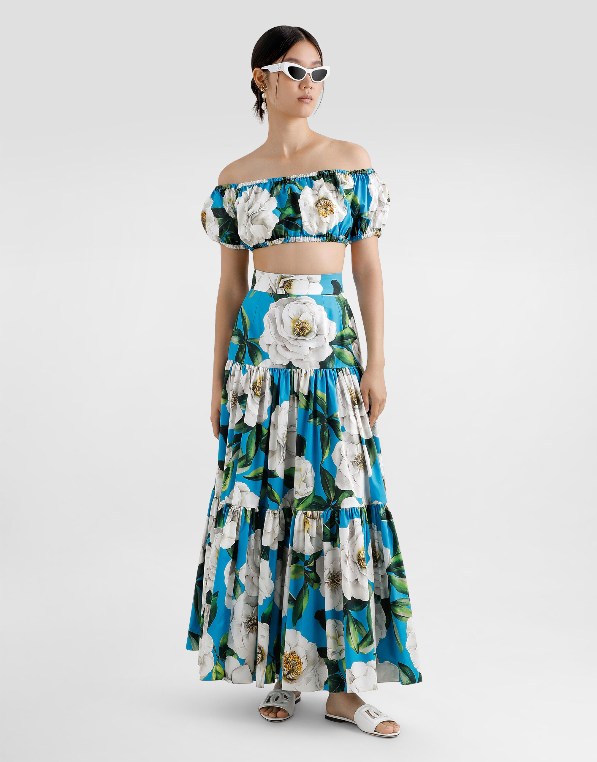 NO:328300,25 spring and summer new blue background peony pattern set!  36-38-40-42 Top, alexander wang1986090925春夏新品蓝底牡丹花图案套装！36-38-40-42上衣,,alexander wang,Women's clothing