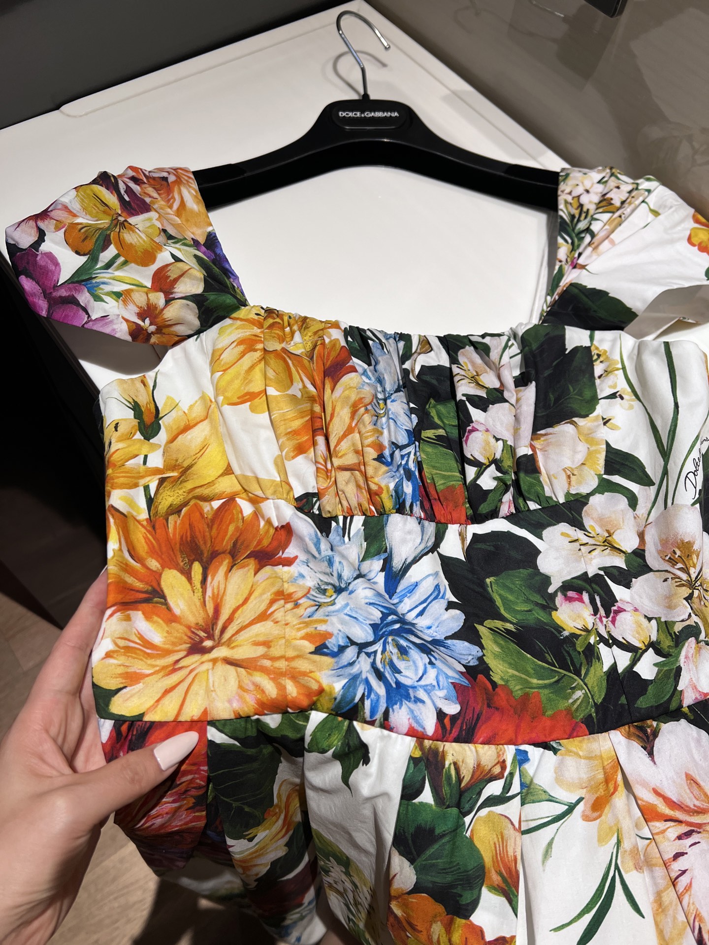 26新款❤️公主范定位印花连衣裙 现货36-38-40-42