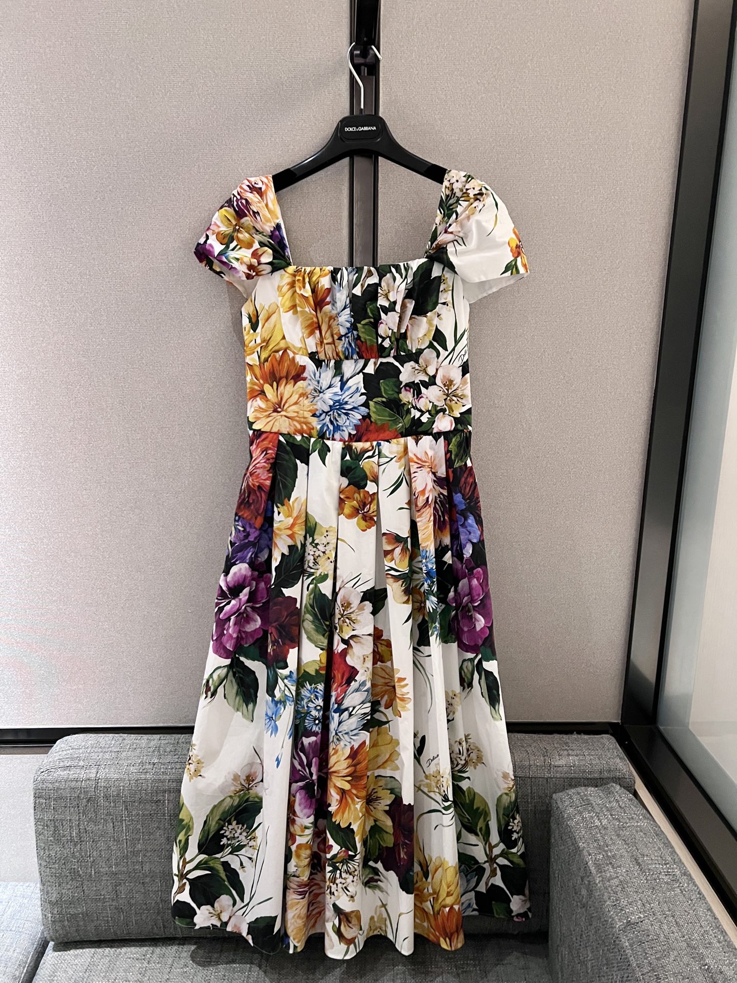 26新款❤️公主范定位印花连衣裙 现货36-38-40-42