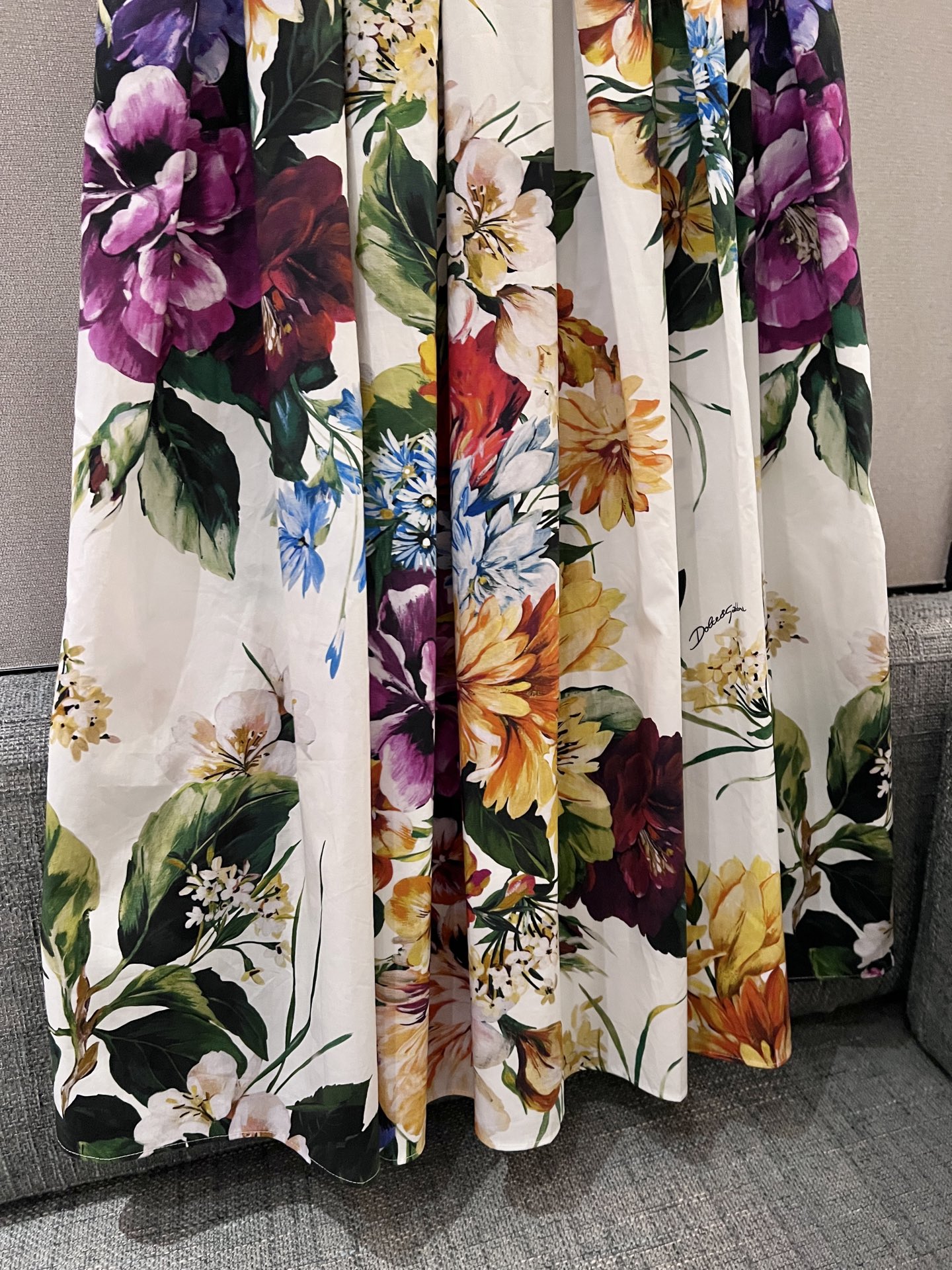 26新款❤️公主范定位印花连衣裙 现货36-38-40-42