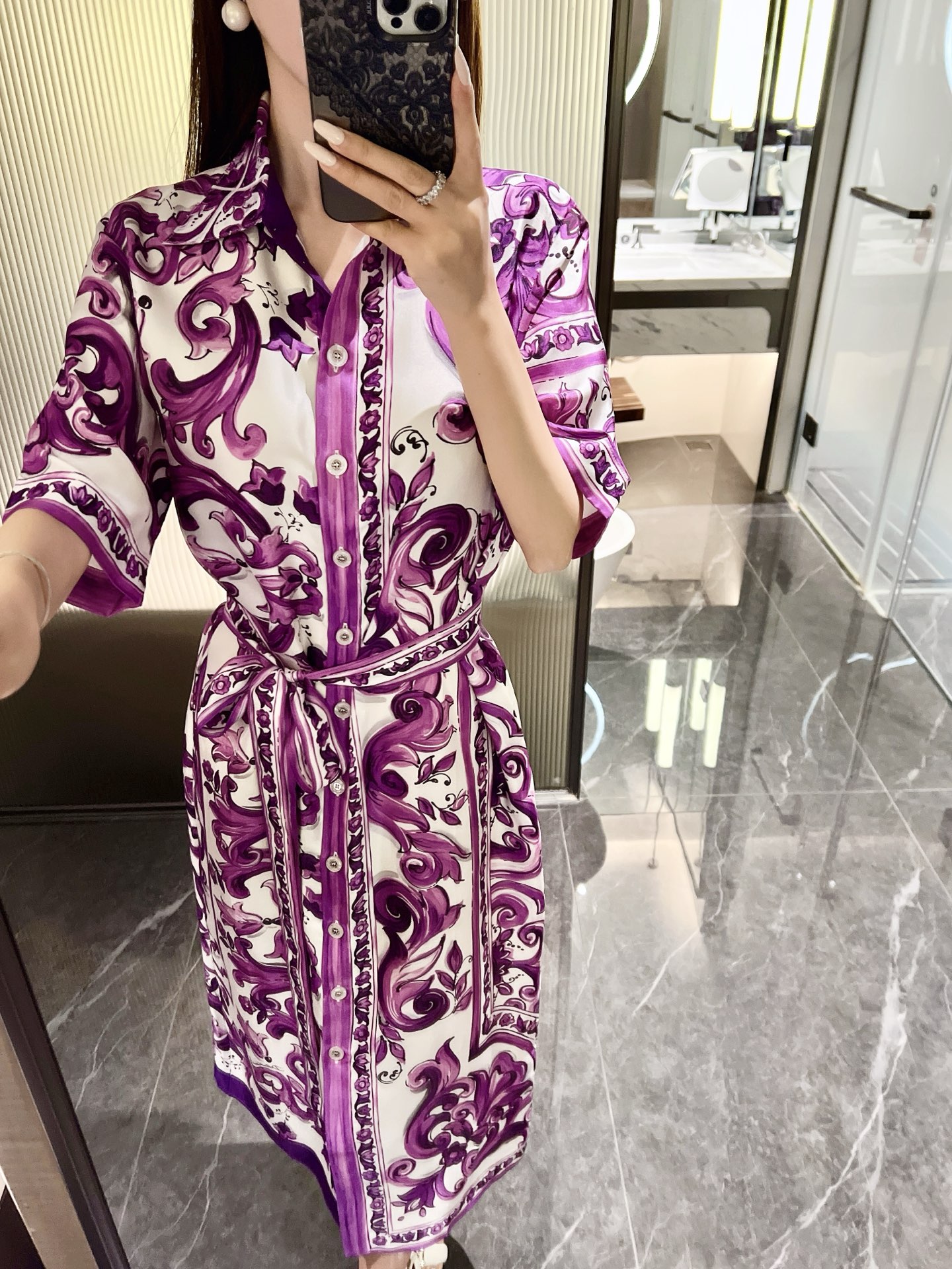 NO:451294,New early autumn spot full silk dress!  36-38-40-42p, skirts, real silk, alexander wang19860909早秋新品现货全真丝连衣裙！36-38-40-42p,,skirts,real silk,alexander wang,Women's clothing