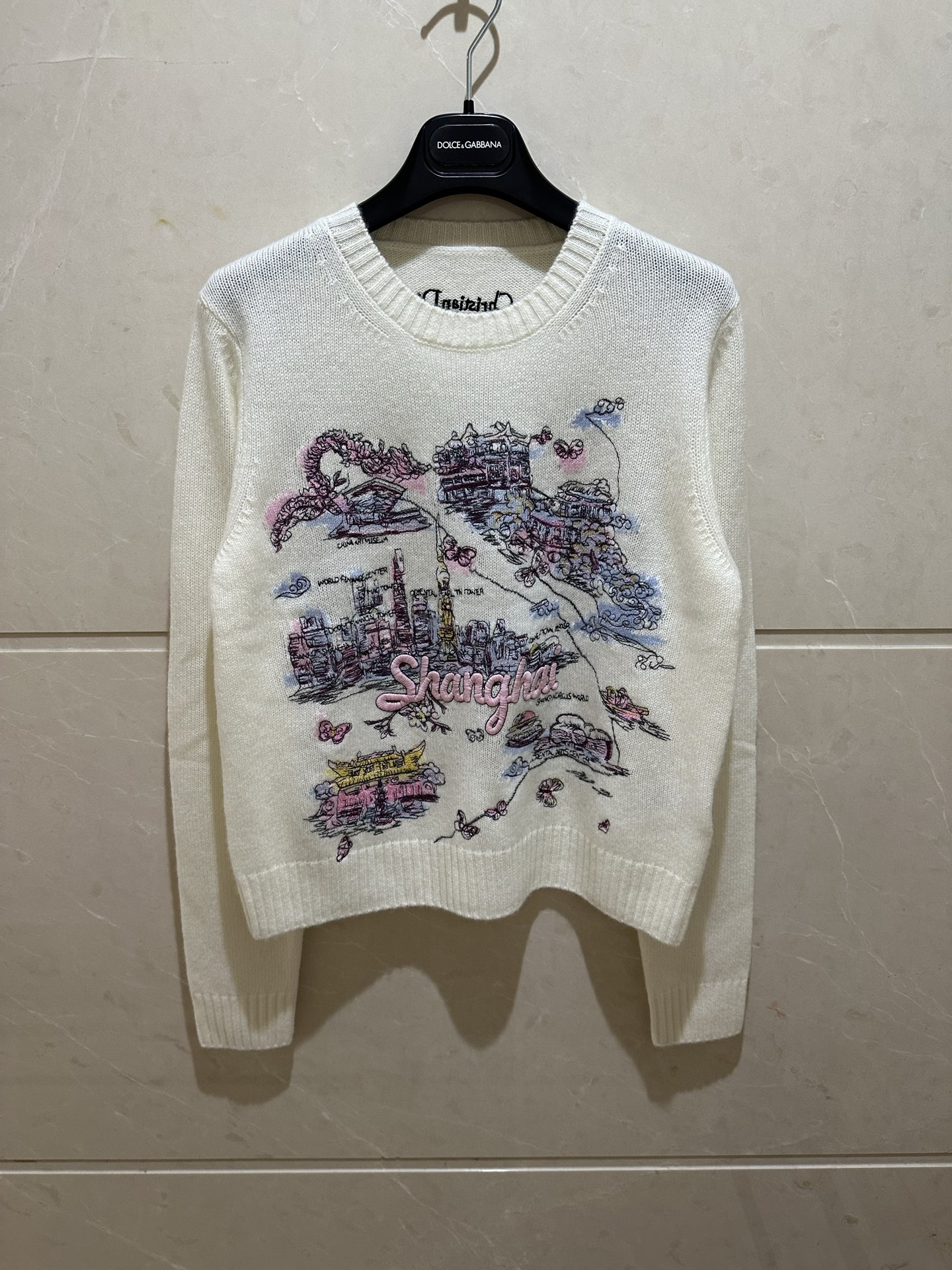 NO:455417,Early autumn new wool cashmere embroidered sweater spot 36-38-40,,sweaters,alexander wang19860909早秋新款羊毛羊绒绣花毛衣现货36-38-40,,sweaters,alexander wang,Women's clothing