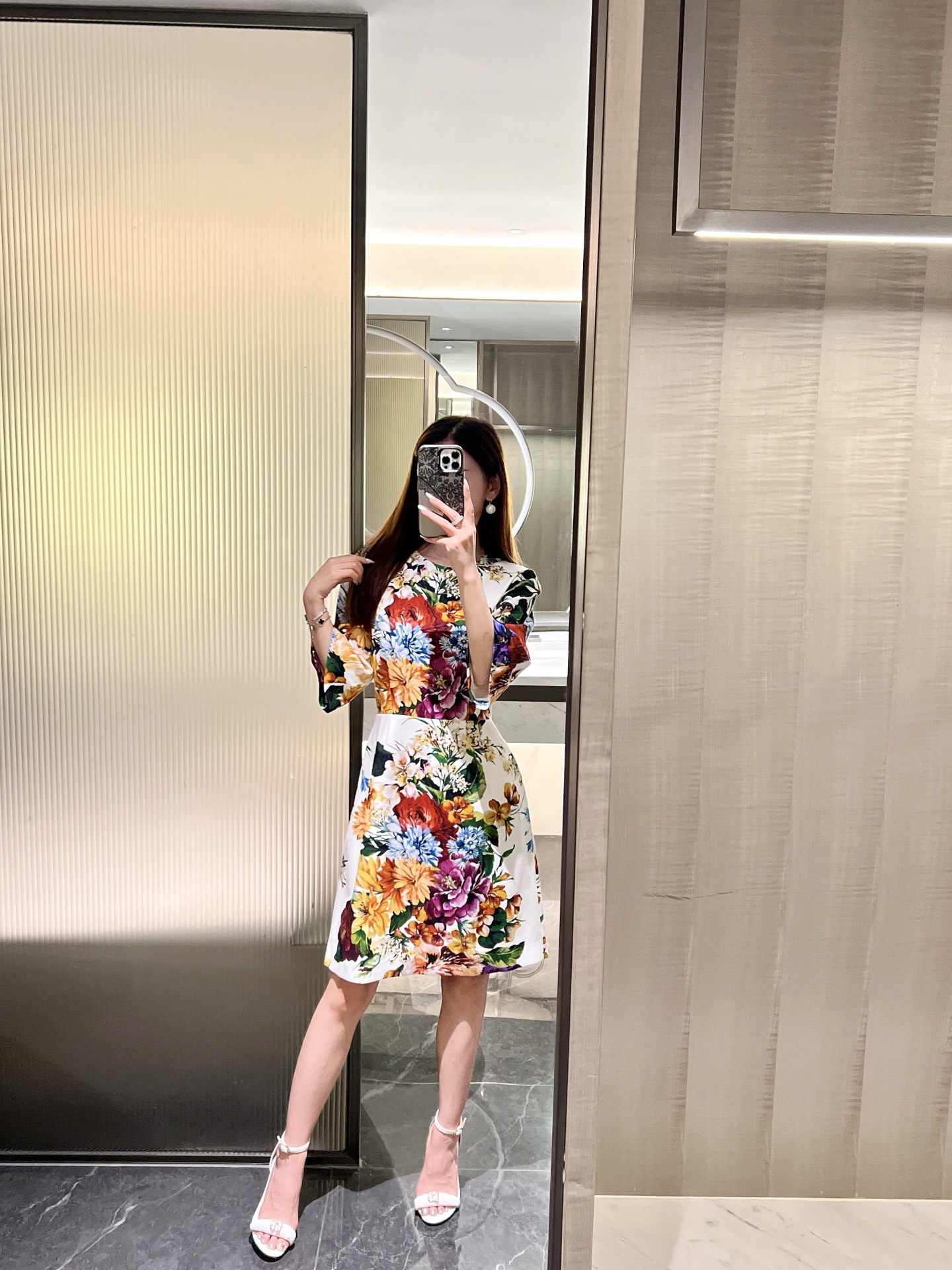 NO:737862,25 early autumn new rayon positioning printed dress!  Spot 36-38-40-42,,skirts,1986090925早秋新品人丝定位印花连衣裙！现货36-38-40-42,,skirts,,Women's clothing