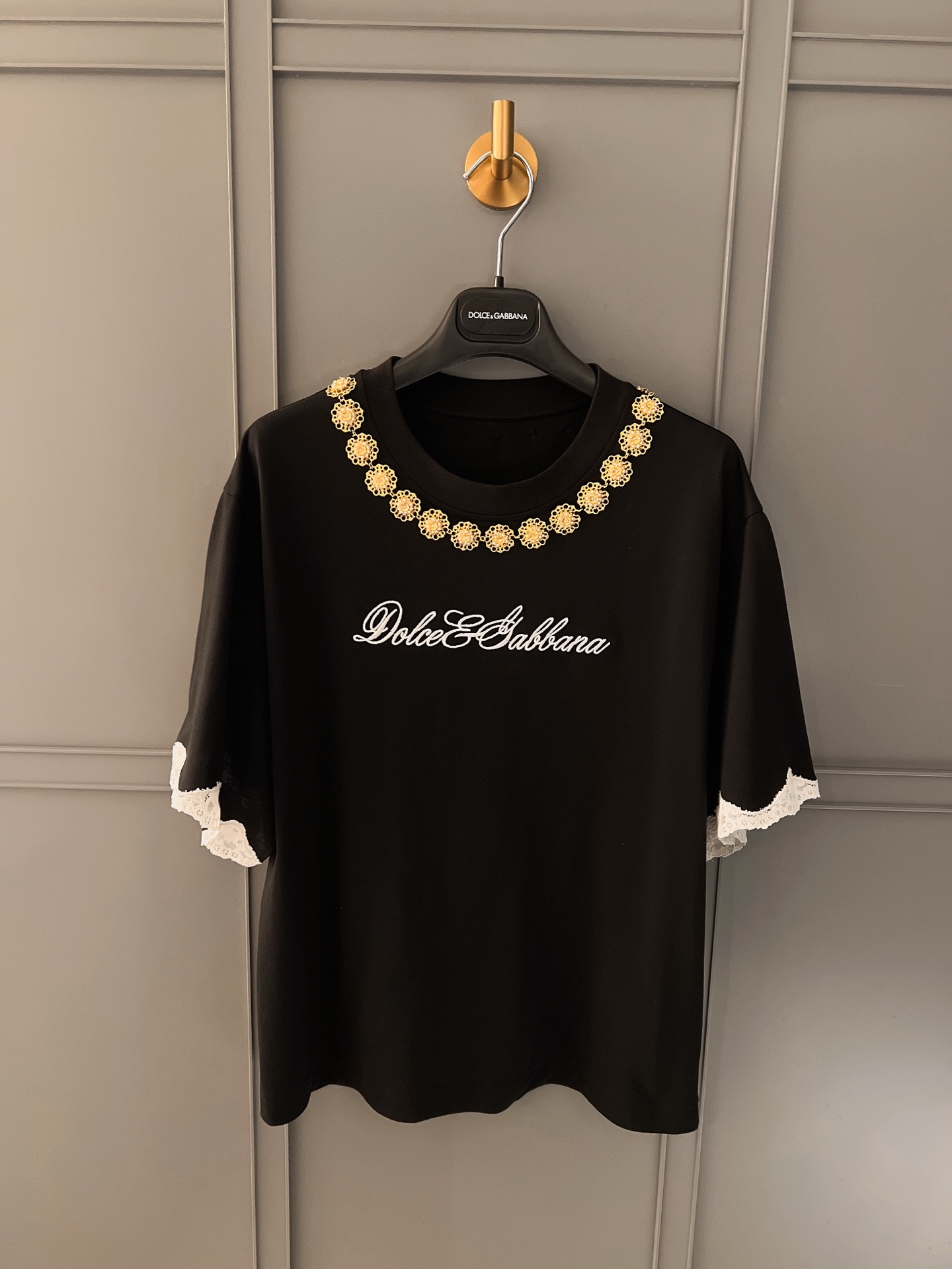 NO:483893,New product heavy industry embroidered beaded T-shirts in early autumn!  Spot 36-38-40-42p,,tees,t-shirt,alexander wang19860909早秋新品重工刺绣钉珠T恤！现货36-38-40-42p,,tees，t-shirt,alexander wang,Women's clothing