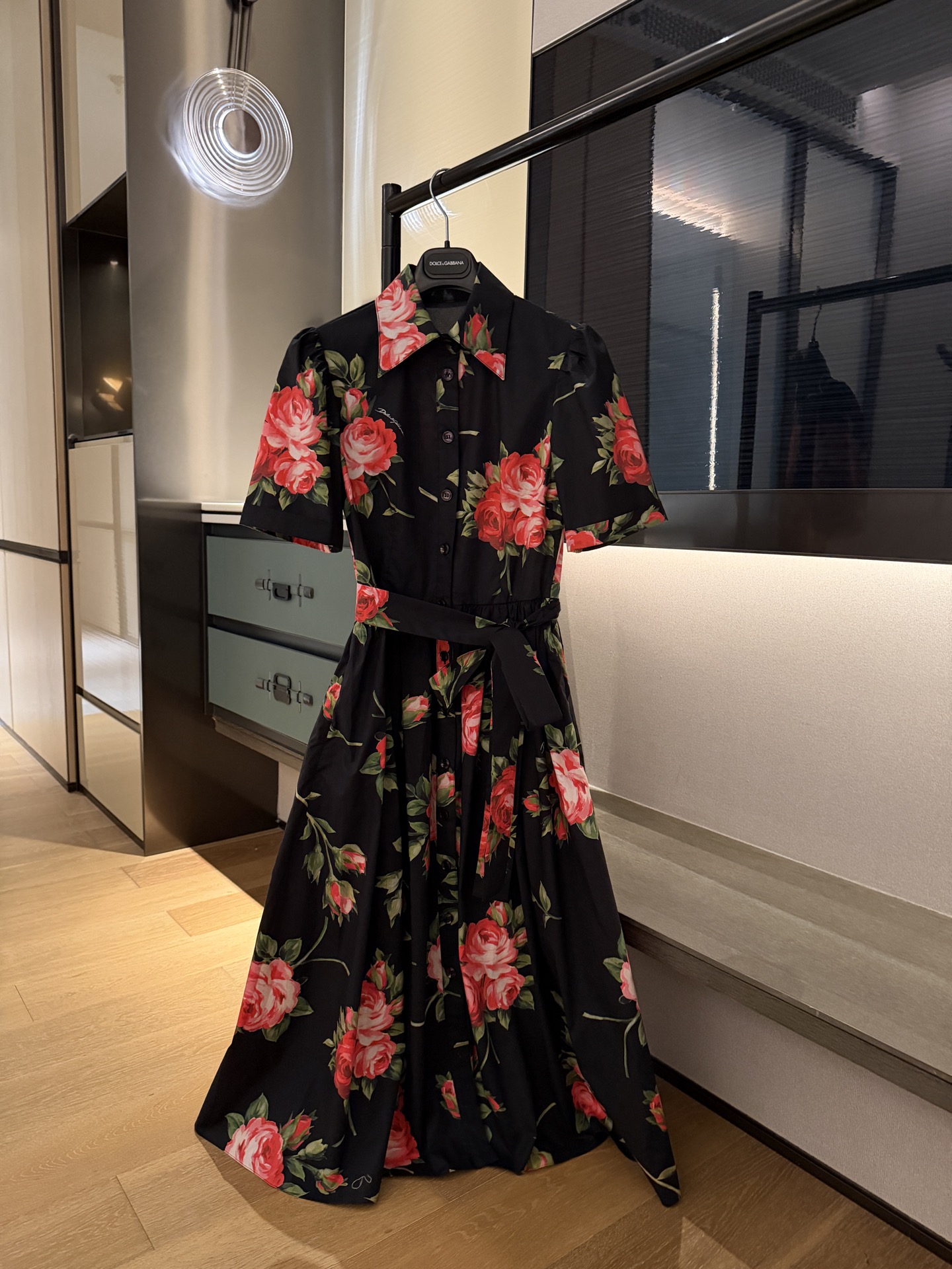 NO:715430,26 spring and summer new pure cotton printed dress!  The classic style rose pattern is super grand!  Spot 36-38-40-42,,skirts,1986090926春夏新品纯棉印花连衣裙！经典风格玫瑰花图案超级大摆！现货36-38-40-42,,skirts,,Women's clothing