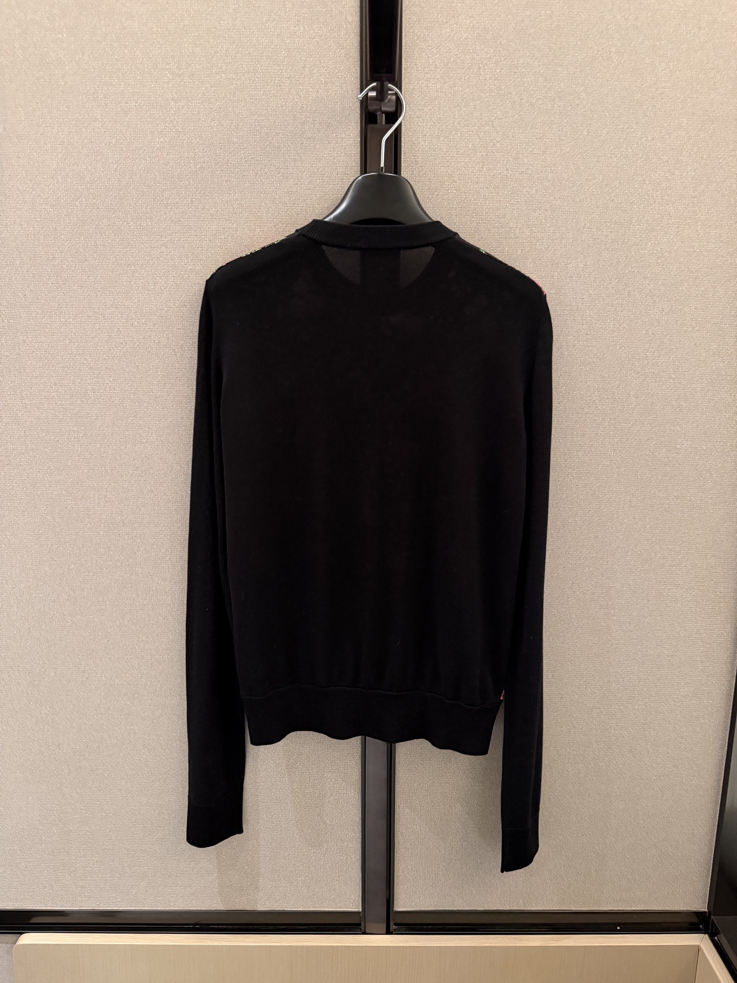 26早春新品❤️真丝纱线拼接真丝缎面料套头打底毛衫！36-38-40-42