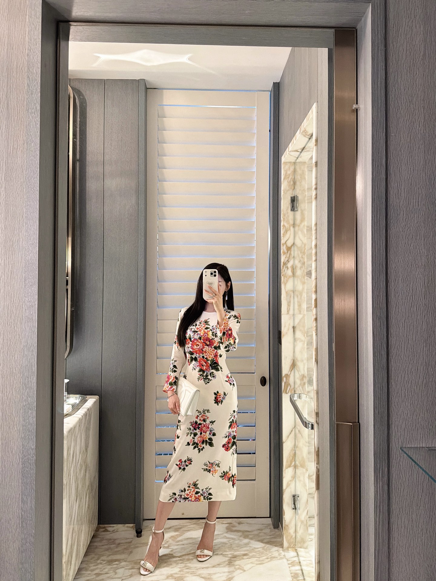 26春夏新款❤️定位印花连衣裙！里外全真丝面料！现货36-38-40-42